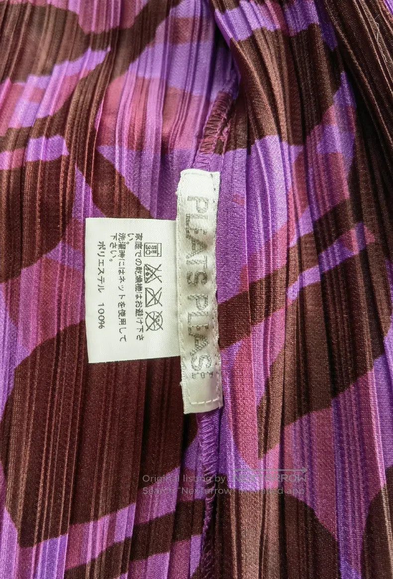 Issey Miyake Issey Miyake Pink Purple Floral Top Size M / US 6-8 / IT 42-44 - 5 Thumbnail