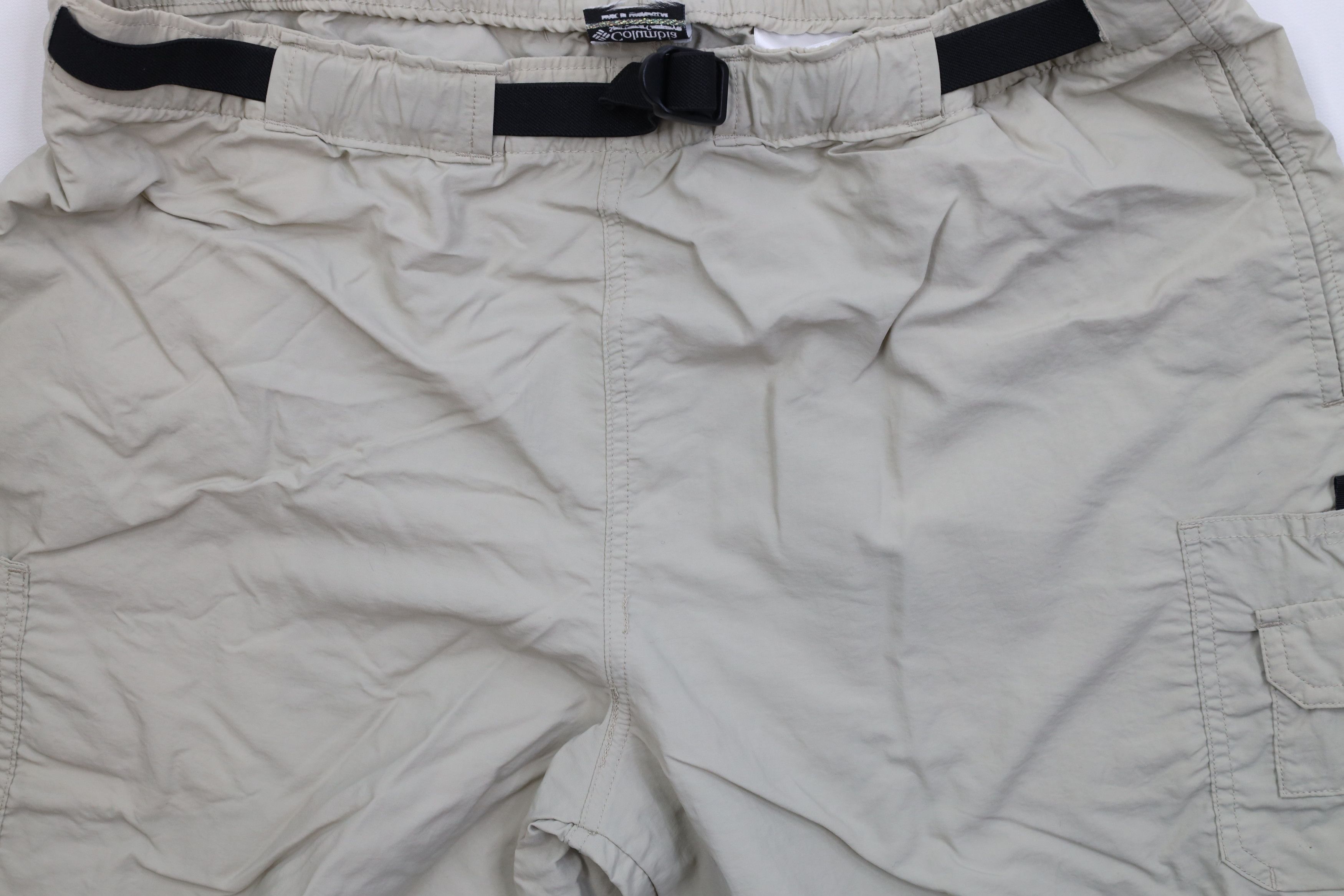 Columbia Vintage 90s Y2K Columbia Above Knee Cargo Shorts Beige Size US 32 / EU 48 - 3 Thumbnail