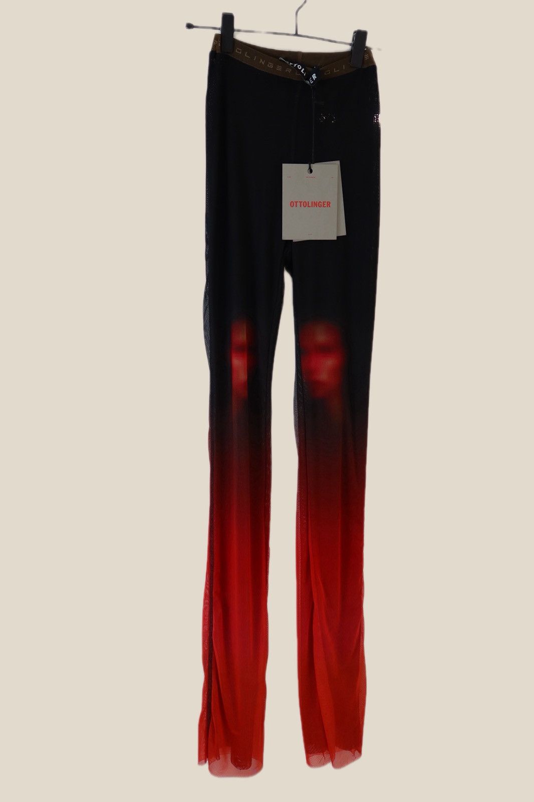 Ottolinger Leggings Mesh pants with logo jacquard waistband. Size 26" / US 2 / IT 38 - 8 Thumbnail
