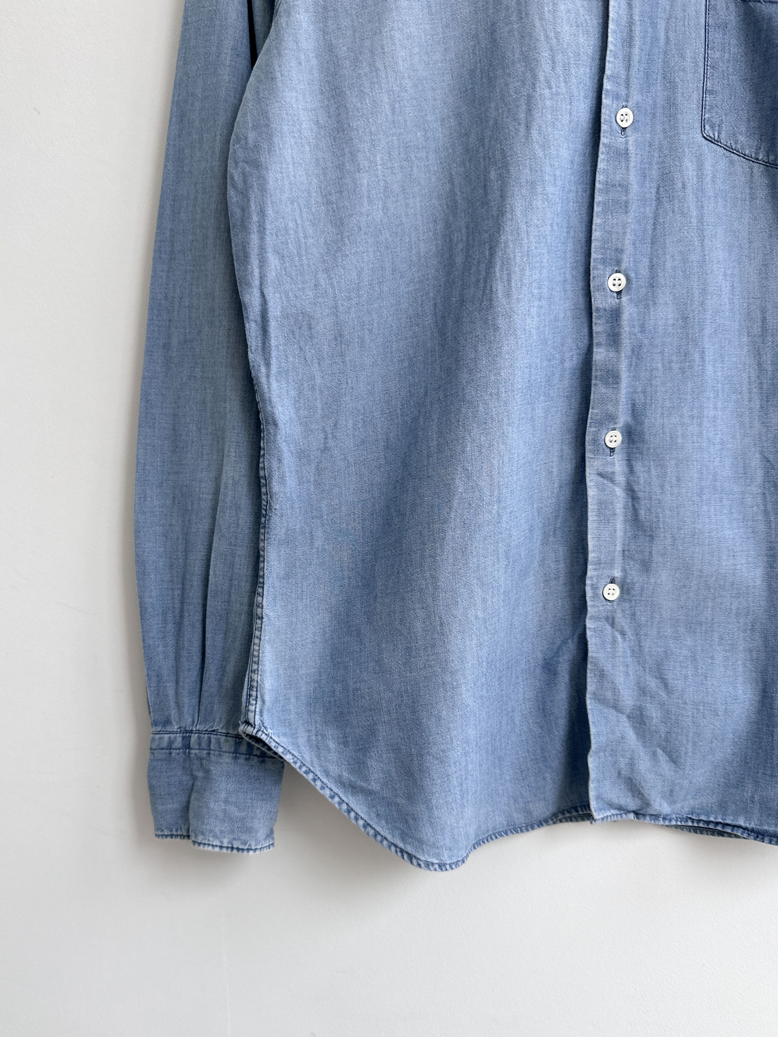 Aspesi Aspesi Blue Denim Jean Shirt Size US S / EU 44-46 / 1 - 3 Thumbnail