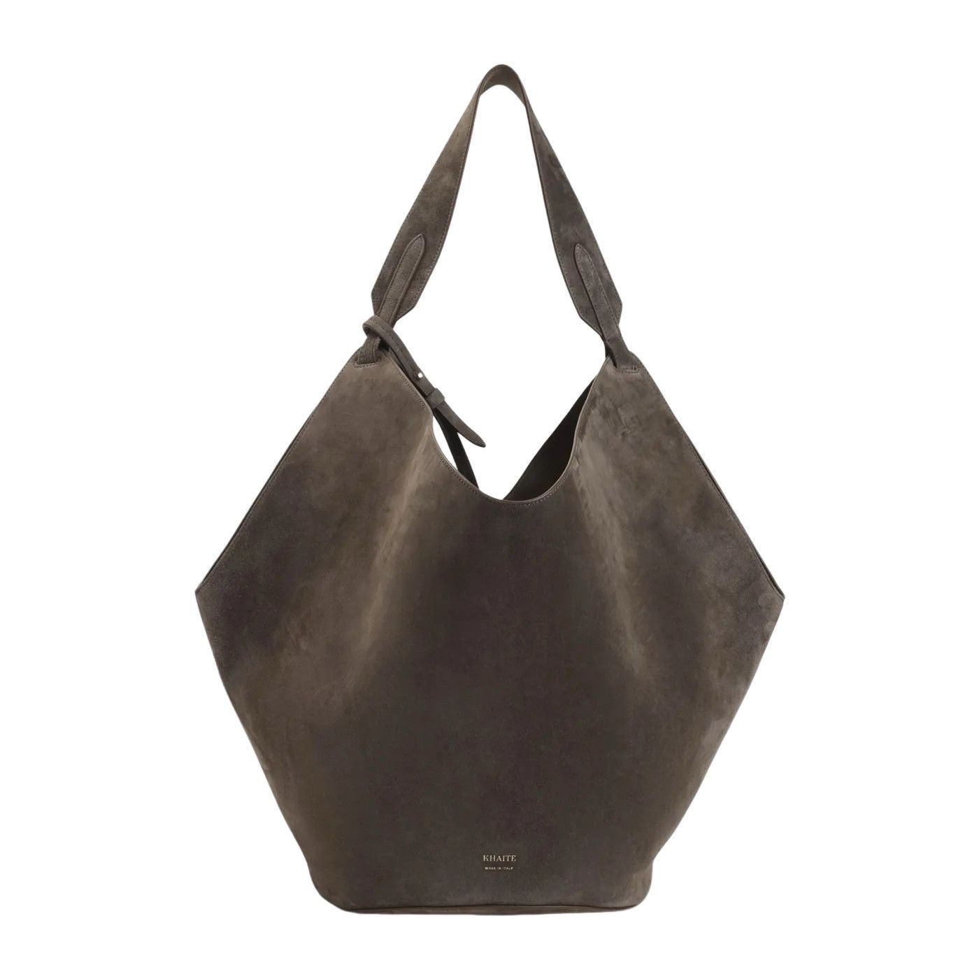 KHAITE KHAITE Lotus Medium Cedar Suede Tote Bag New And Authentic Size ONE SIZE - 1 Thumbnail