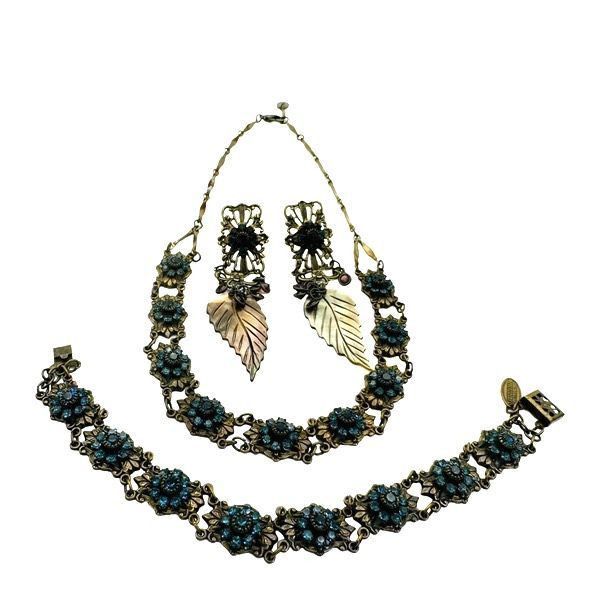 Vintage SWAROVSKI & KENNY MA SAN FRANCISCO Full Parure Victorian Cry Size ONE SIZE - 6 Thumbnail
