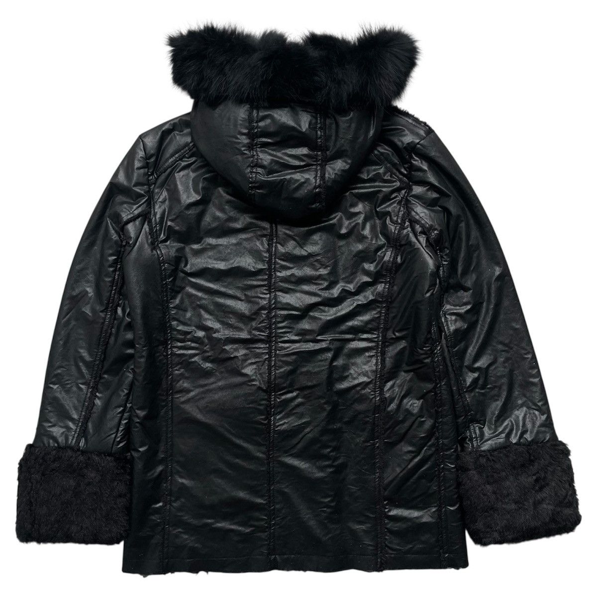Japanese Brand Vintage Midas Faux Fur Hooded Seditionaries Punk Jacket Size US L / EU 52-54 / 3 - 13 Thumbnail