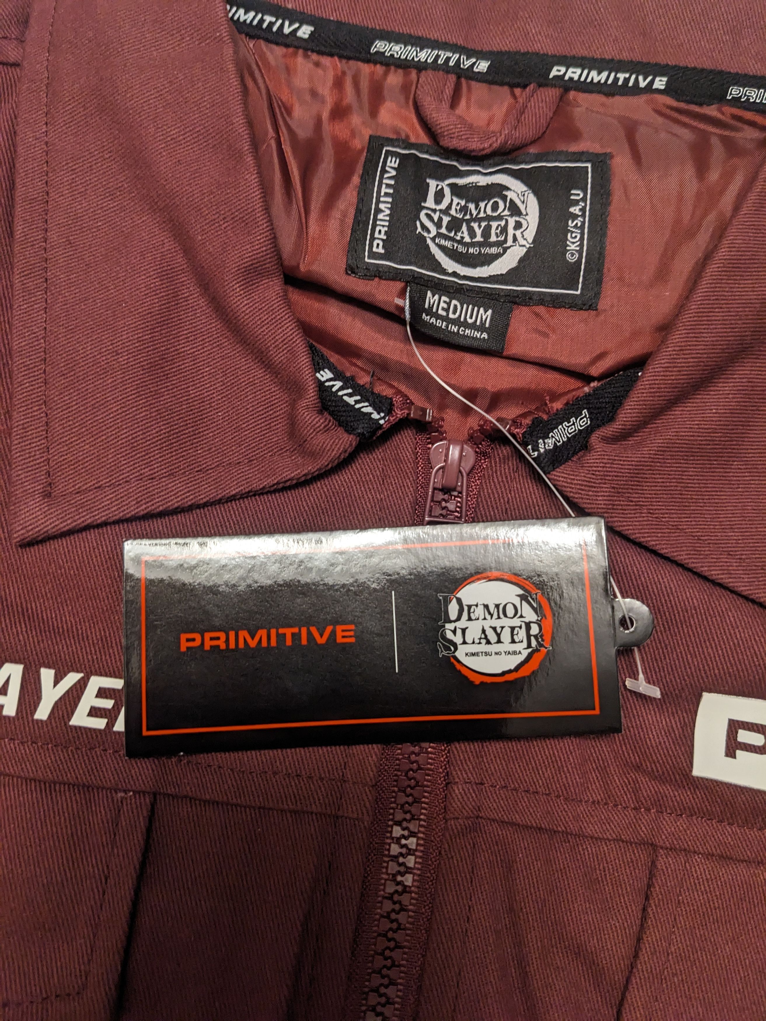 Primitive Primitive x Demon Slayer Kimetsu No Yaiba Jacket Size US M / EU 48-50 / 2 - 7 Thumbnail