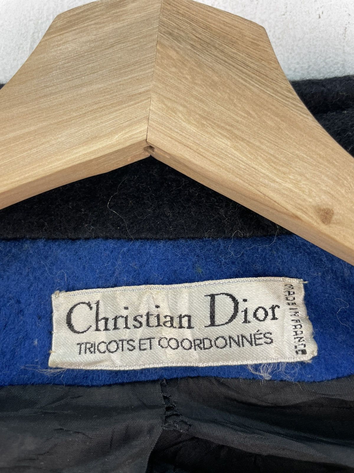 Christian Dior Monsieur Vintage 80s Christian Dior Wool Jacket Women Coat size L Size L / US 10 / IT 46 - 2 Thumbnail