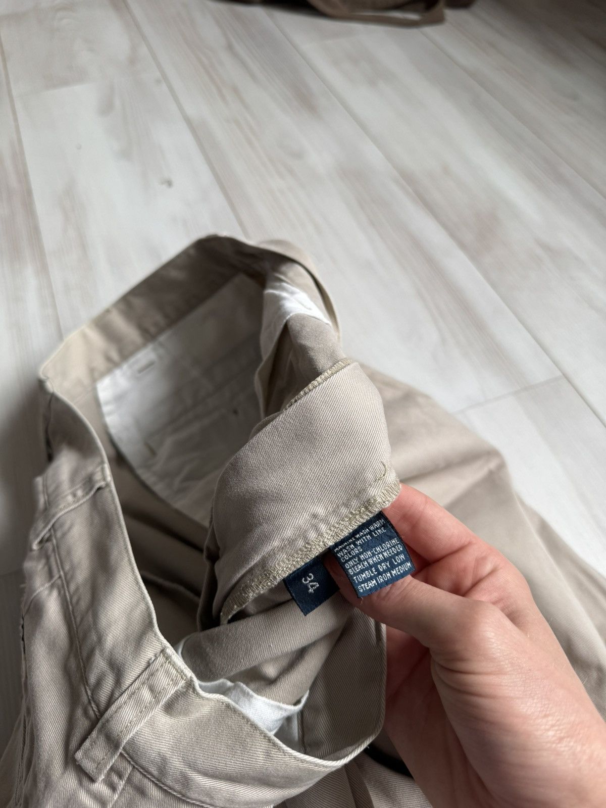 Polo Ralph Lauren Vintage Polo Ralph Lauren shorts Beige Streetwear style Size US 34 / EU 50 - 16 Thumbnail