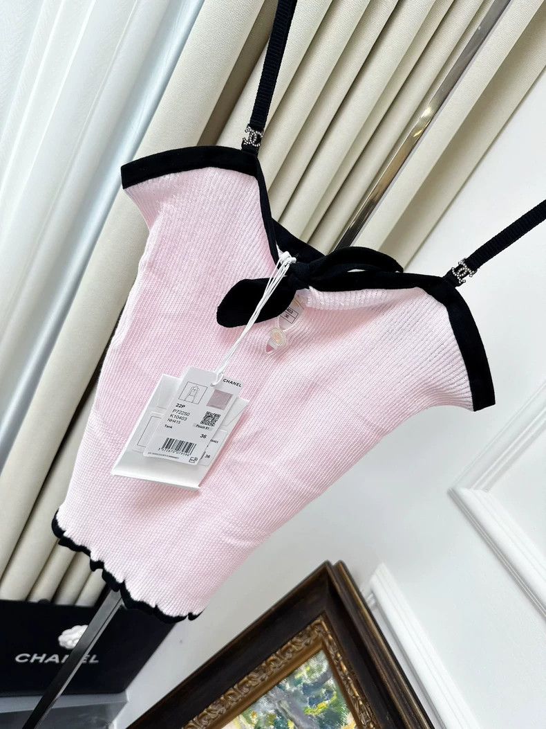 Chanel Chanel 22P pink black rabbit ear suspender Size XS / US 0-2 / IT 36-38 - 6 Thumbnail