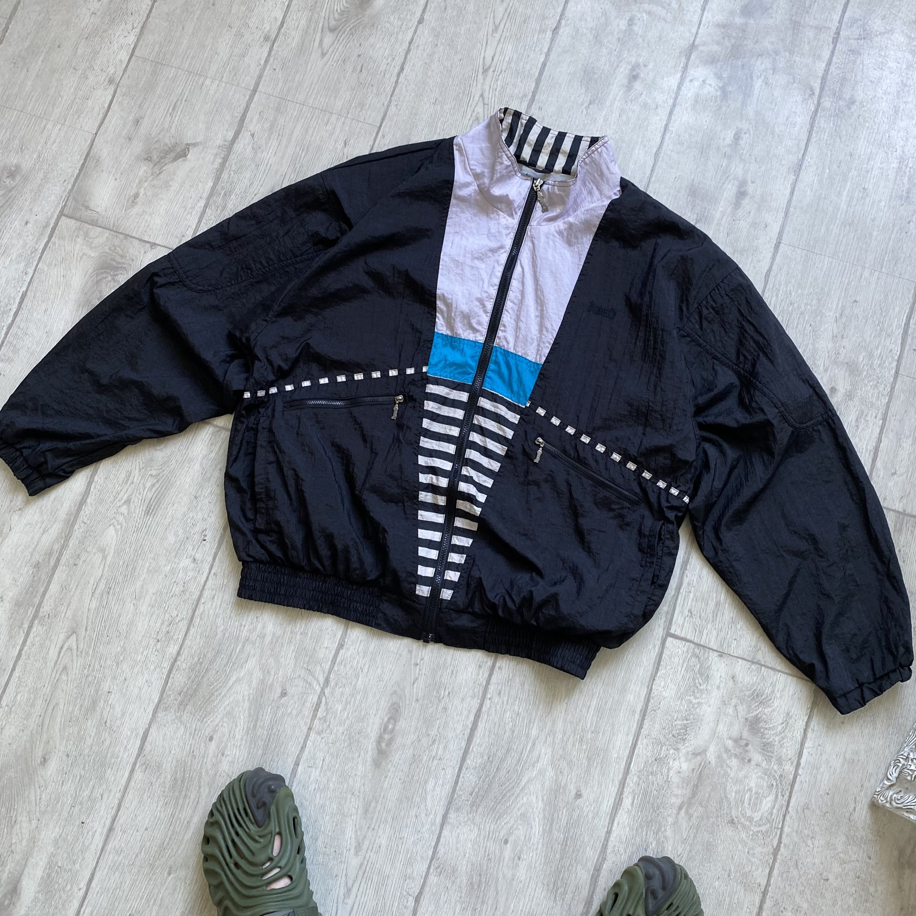 Nike Vintage 80s Nike Style Nylon track jacket Rodeo Size US M / EU 48-50 / 2 - 9 Thumbnail