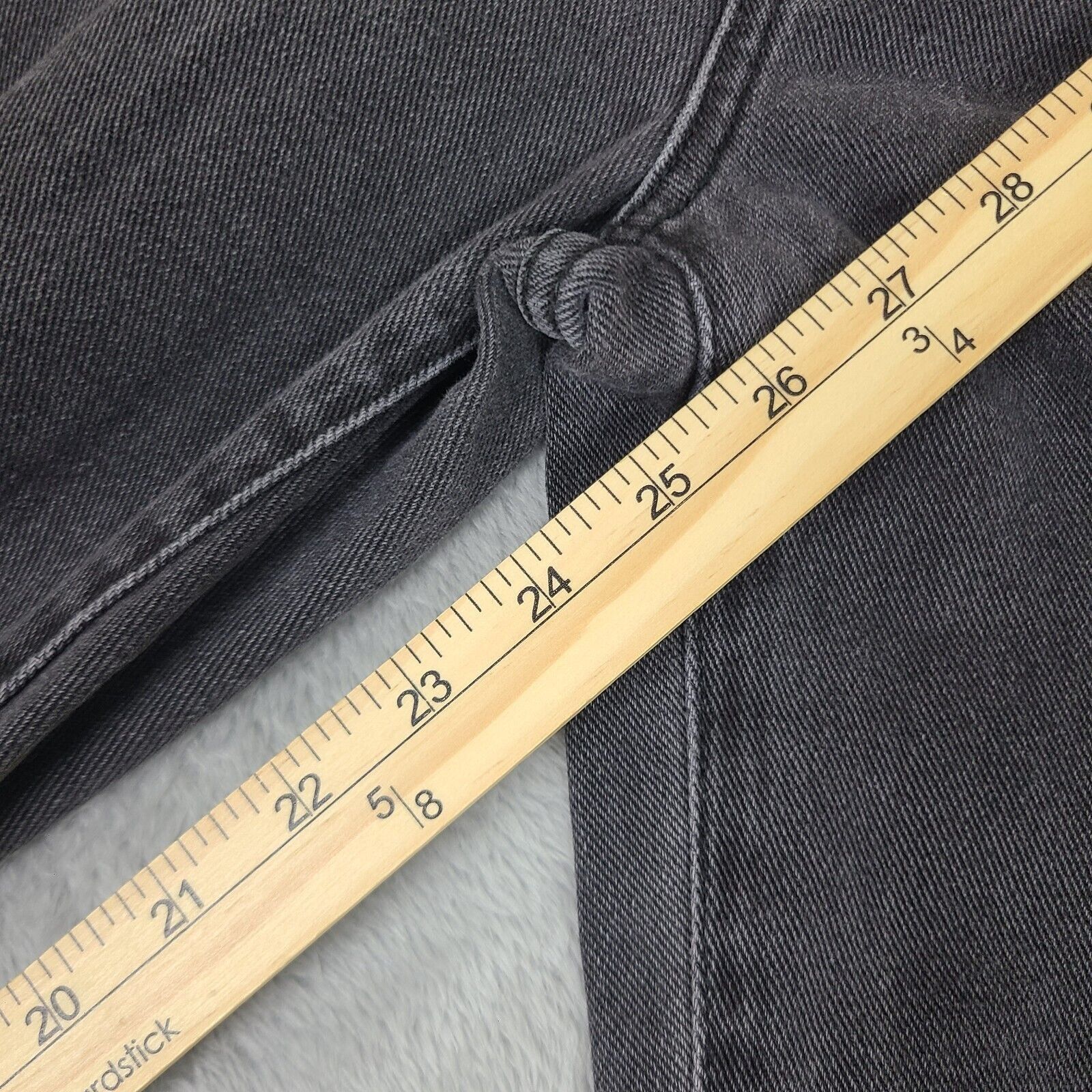 Pacsun Pac Sun Jeans Women Size 26x26 Black Straight Distressed Hig Size 26" / US 2 / IT 38 - 8 Thumbnail