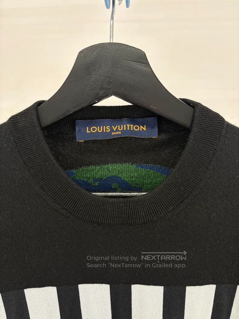 Louis Vuitton Louis Vuitton Piano earth logo knitted short sleeve Size US L / EU 52-54 / 3 - 3 Thumbnail
