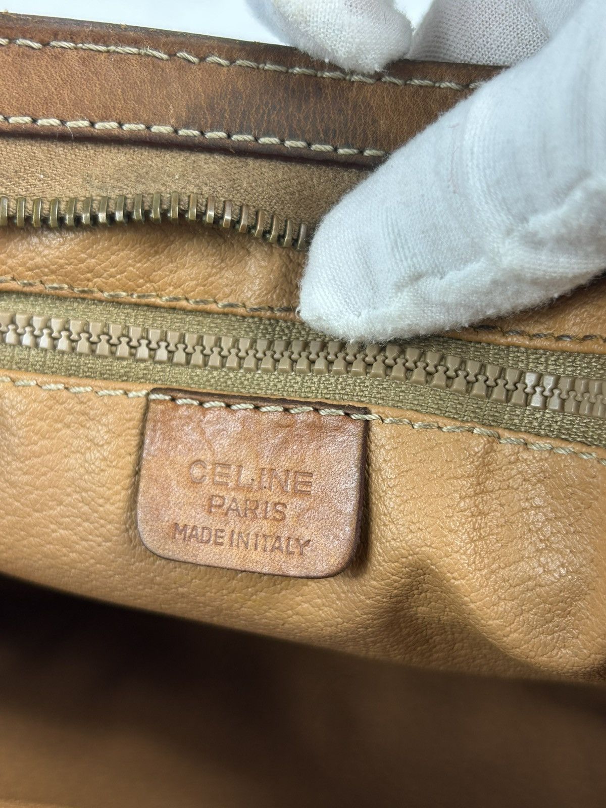 Celine Celine Macadam Leather Clutch Bag Size ONE SIZE - 7 Thumbnail