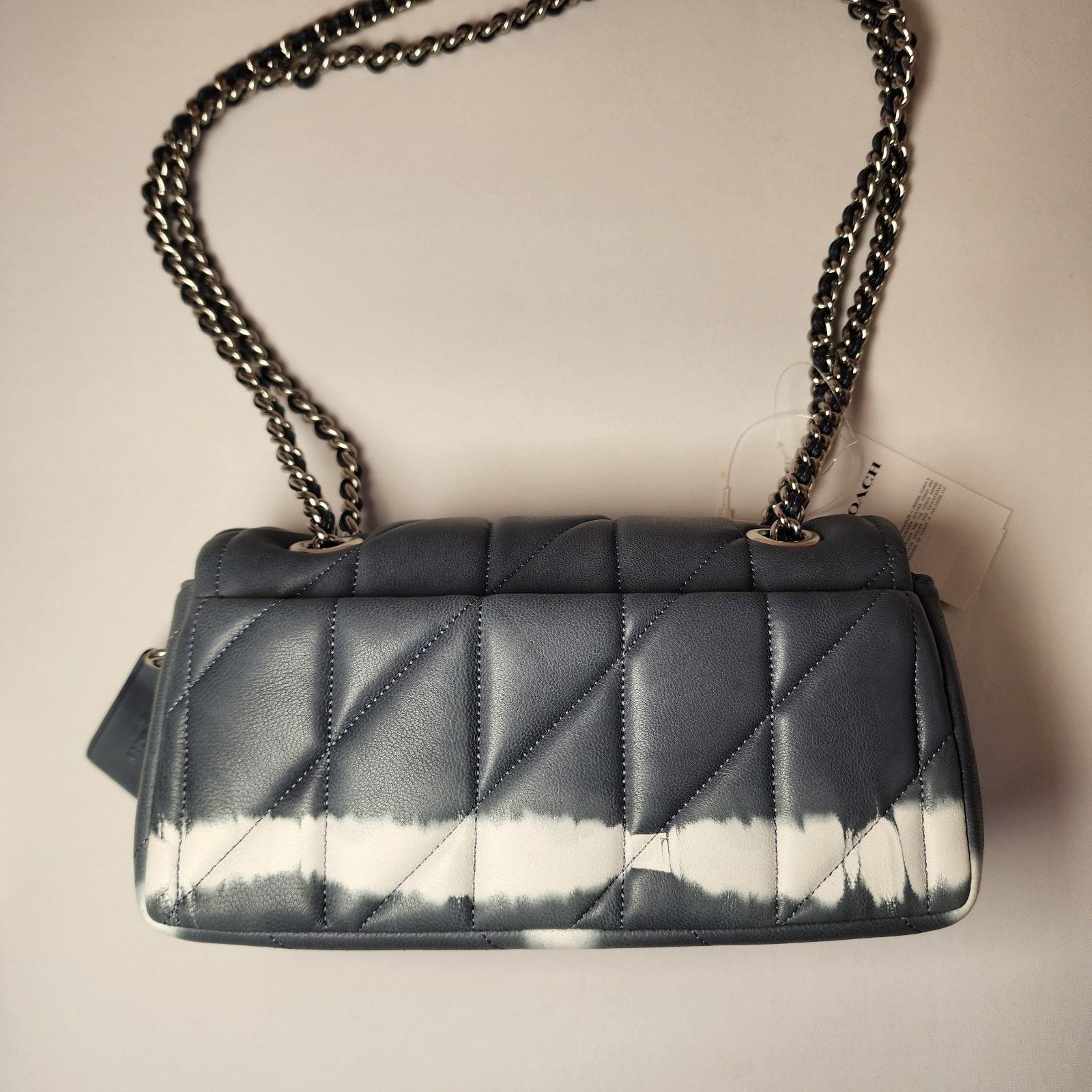 Coach COACH CU080 Quilted Tabby Bag 20 Tie Dye Midnight Navy V2 Size ONE SIZE - 4 Thumbnail