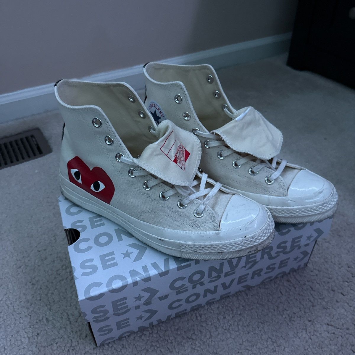 Comme des Garcons PLAY × Converse Converse x Comme des Garçons Size US 9 / EU 42 - 2 Thumbnail