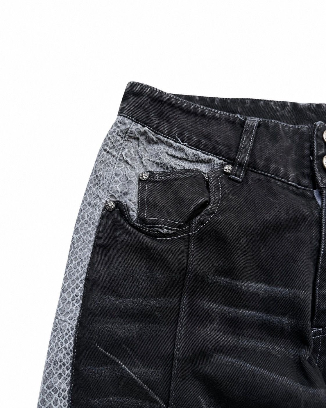 Japanese Brand Berning Sho flare jeans Size US 28 / EU 44 - 7 Thumbnail
