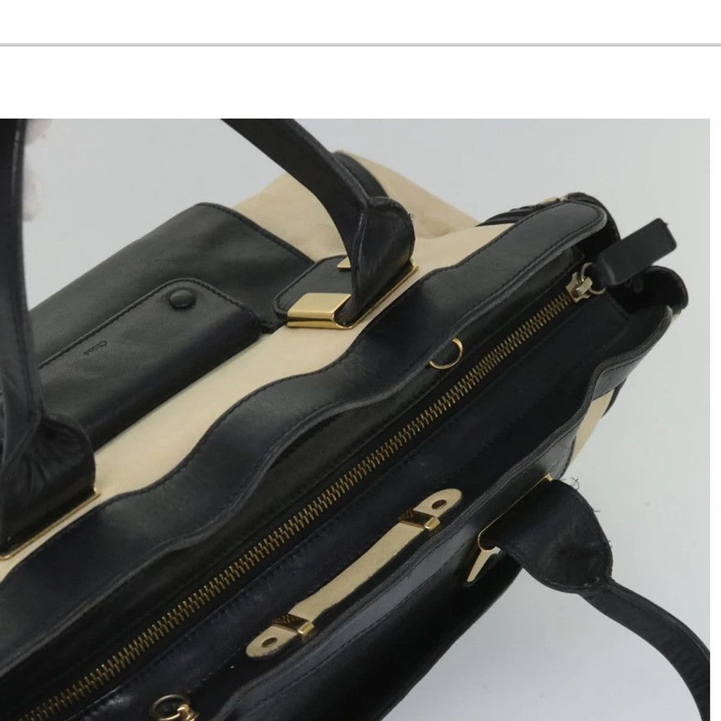 Chloe Chloe Black and Cream Shoulder bag Size ONE SIZE - 6 Thumbnail