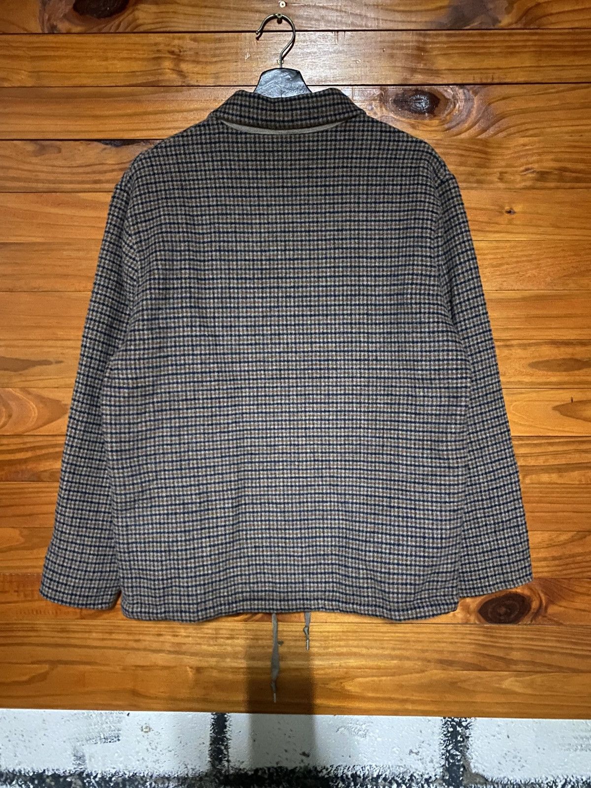 SSENSE Sense of Place by URBAN RESEARCH Checked Wool Jacket – Brown Size US M / EU 48-50 / 2 - 8 Thumbnail