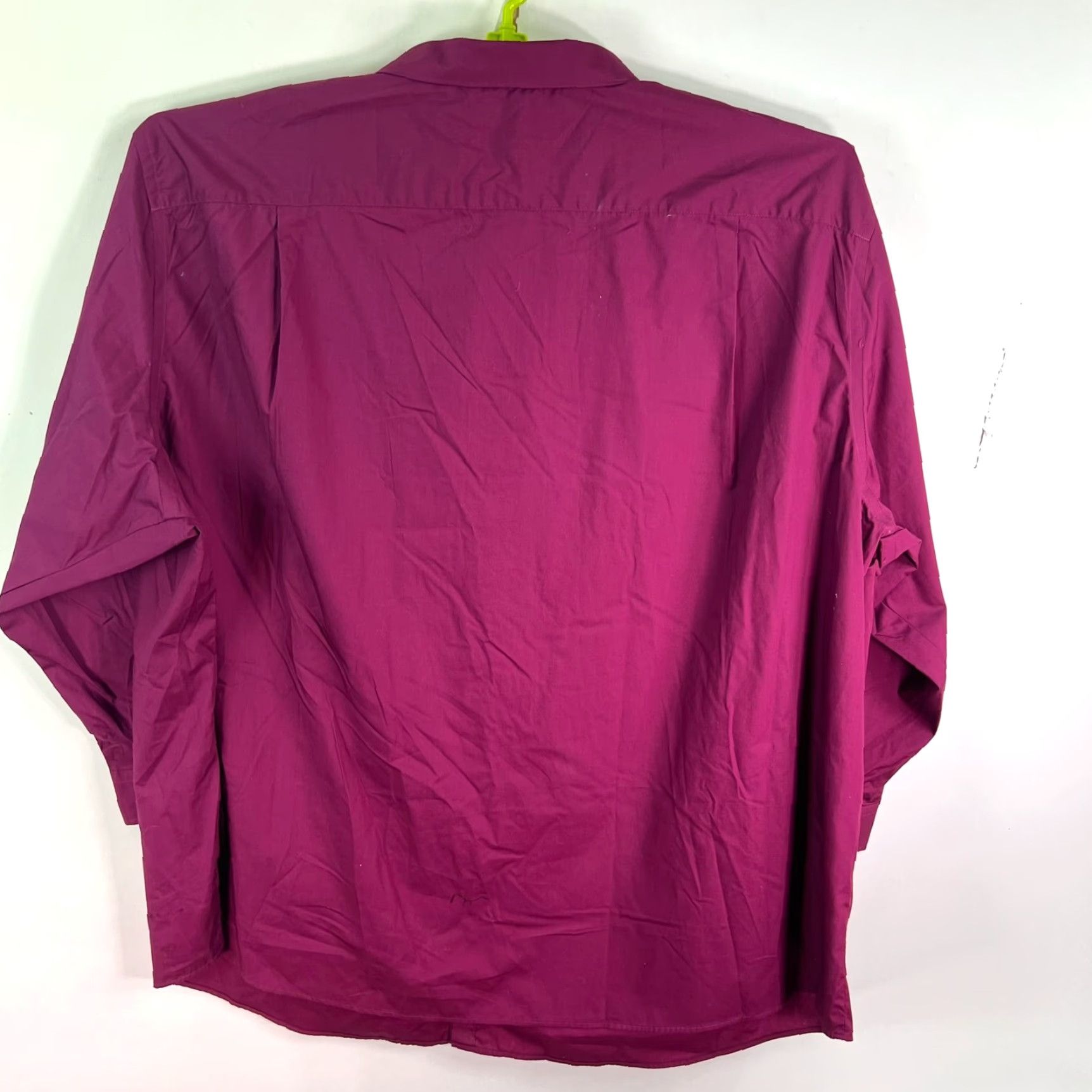 Vintage SYNRGY Shirt Mens Size 22/38 Purple Long Sleeve Button-Up Stretch Cotton Poly Blend Big & Tall Contemporary City Preppy Classic Designer Size US XXL / EU 58 / 5 - 5 Thumbnail