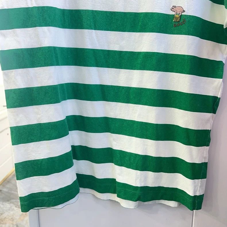 Gucci Gucci Piggy striped short-sleeved T-shirt 2503-Nextarrow Size US L / EU 52-54 / 3 - 6 Thumbnail