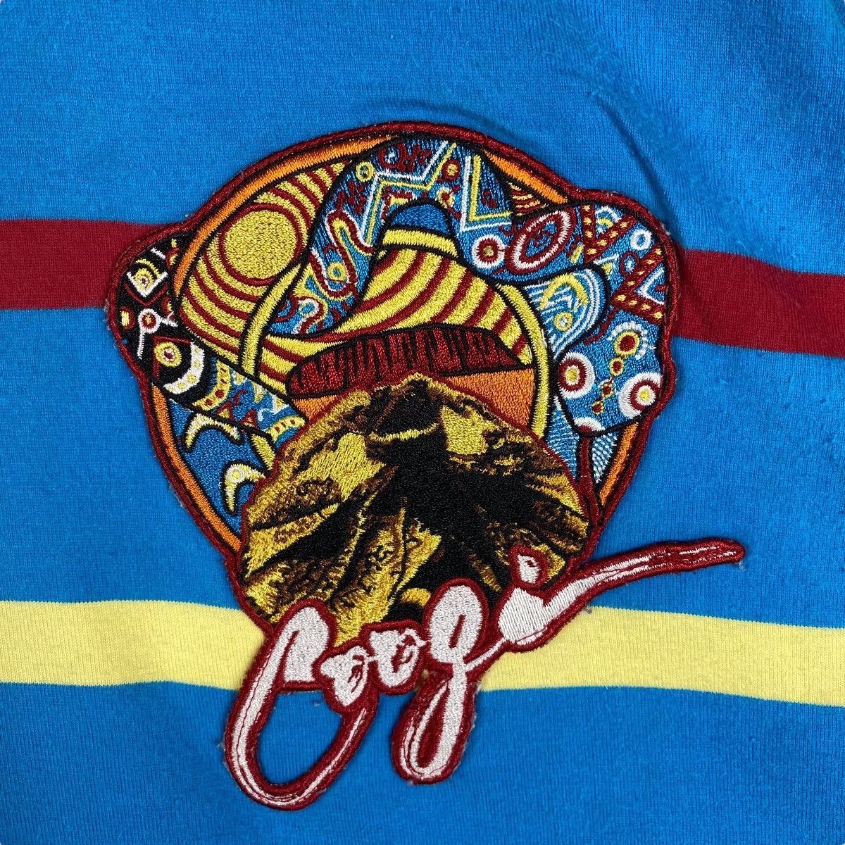 Coogi COOGI Embroidery Logo Striped Polo Shirt 5-Large Size Size US XXL / EU 58 / 5 - 3 Thumbnail