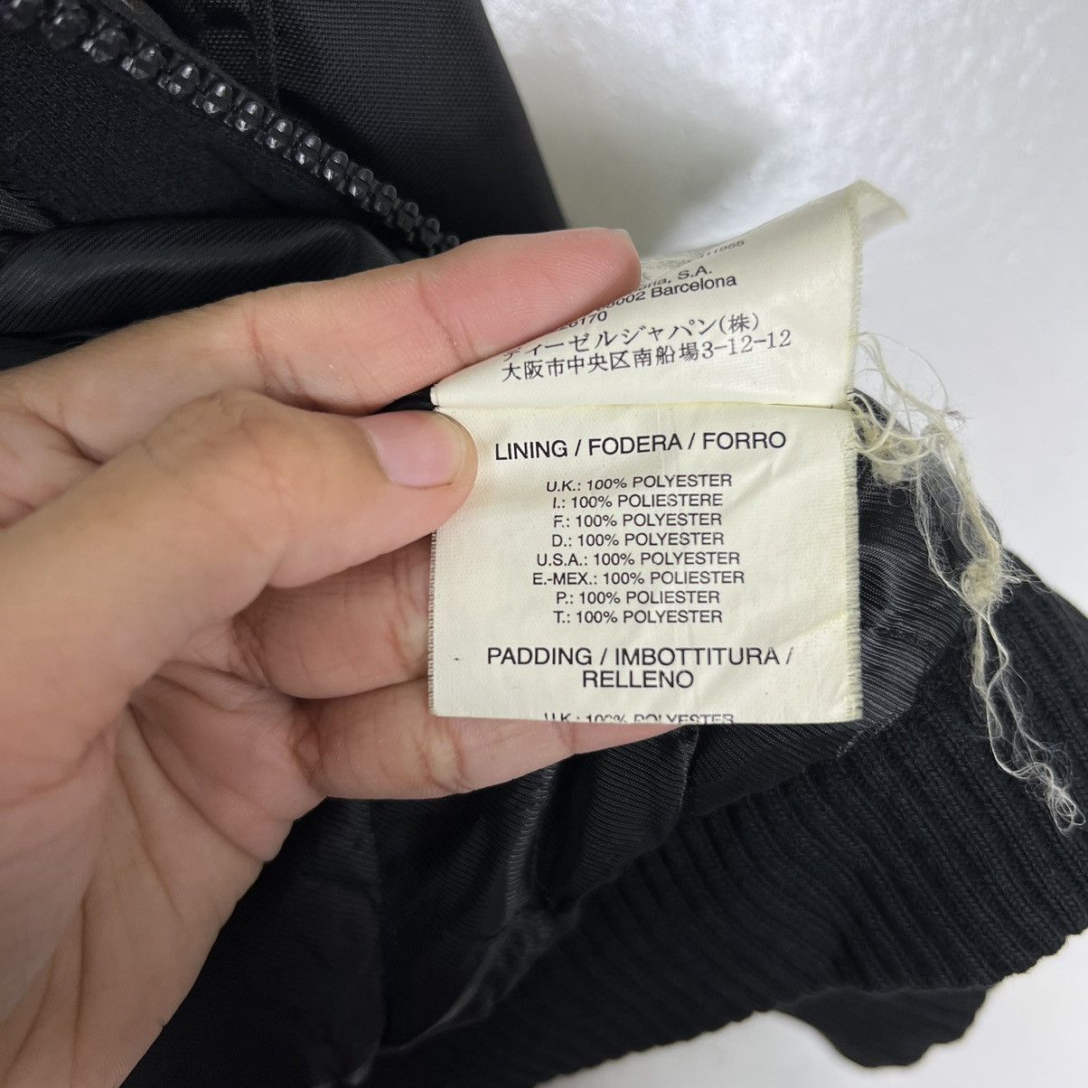 Diesel 🔥 DIESEL DOUBLE COLAR RIDER MOTO HYBRID JACKET Size US M / EU 48-50 / 2 - 15 Thumbnail