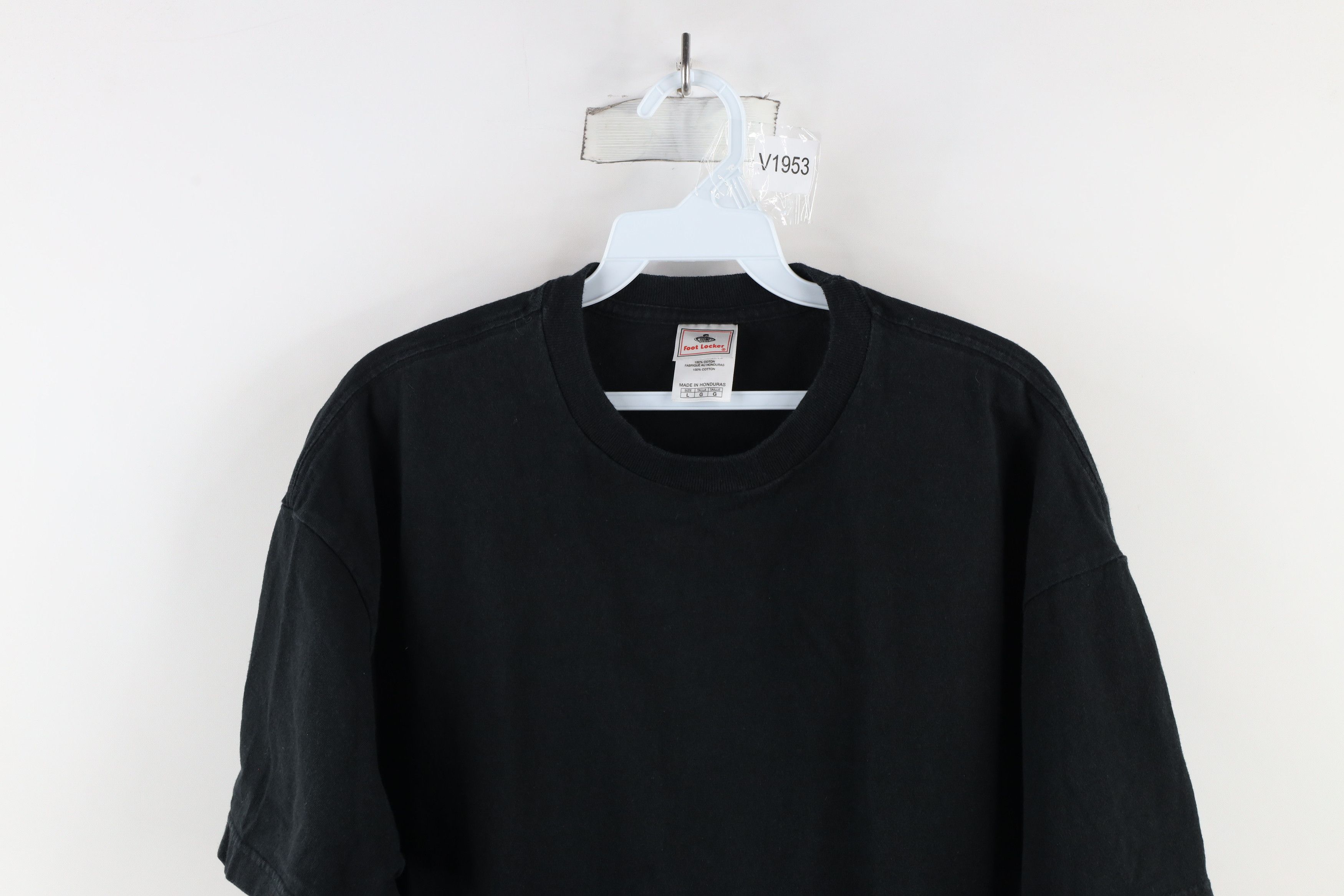 Vintage Vintage 90s Streetwear Short Sleeve T-Shirt Black Cotton Size US L / EU 52-54 / 3 - 2 Thumbnail
