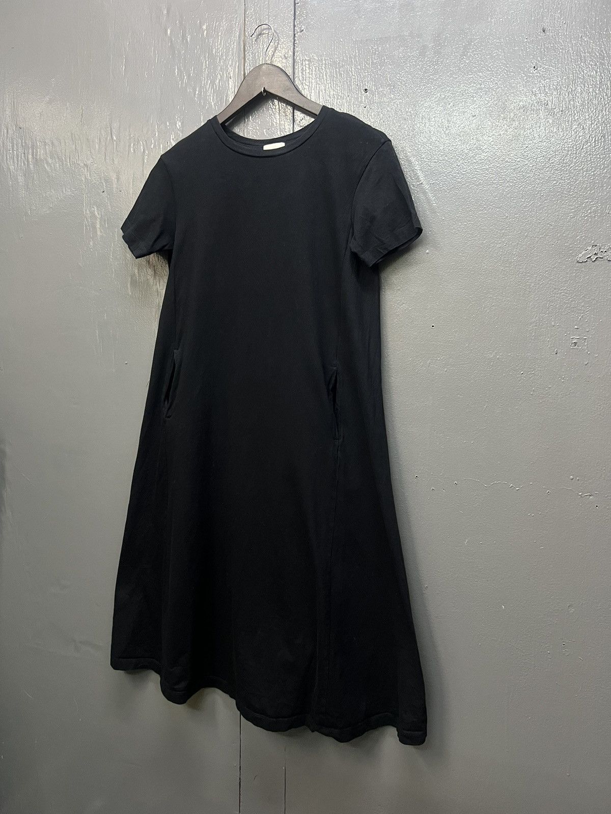GU Black Short Sleeve Dress With Crew Neck Size M / US 6-8 / IT 42-44 - 2 Thumbnail