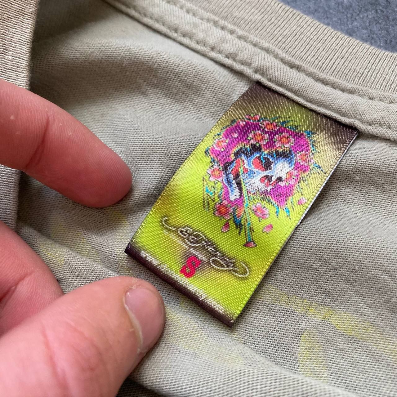 Christian Audigier × Ed Hardy × Vintage Rare big logo Ed hardy by Christian audigier long sleeve Size US S / EU 44-46 / 1 - 7 Thumbnail