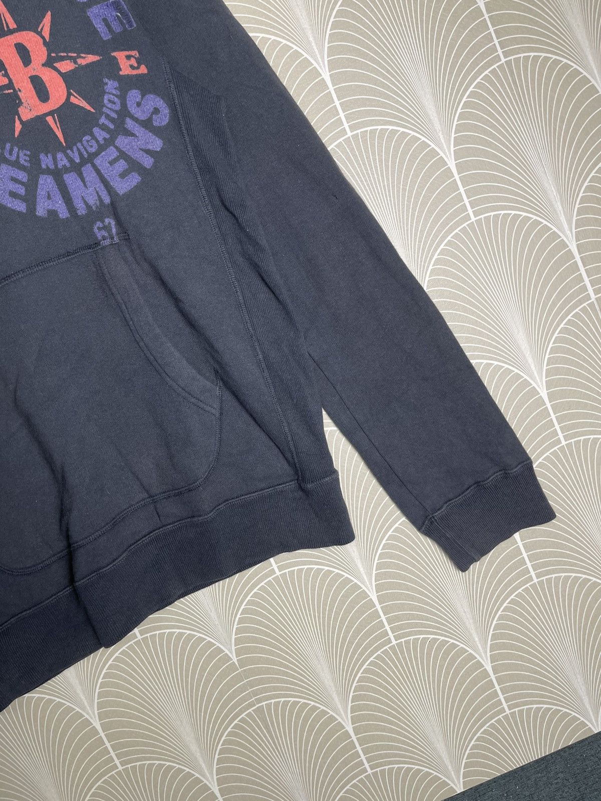Blue Blue Japan × Japanese Brand × Kapital 90s BLUE BLUE JAPAN NAVIGATION SEAMENS HOODIE Size US M / EU 48-50 / 2 - 7 Thumbnail