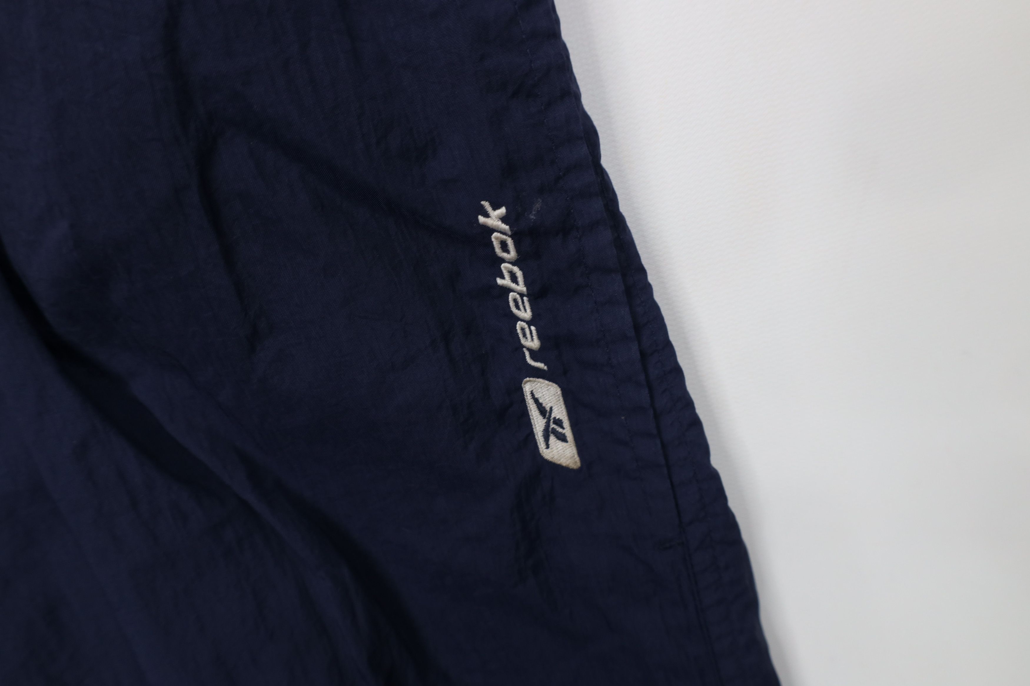 Reebok Vintage 90s Reebok Cuffed Windbreaker Joggers Pants Blue Size US 36 / EU 52 - 8 Thumbnail