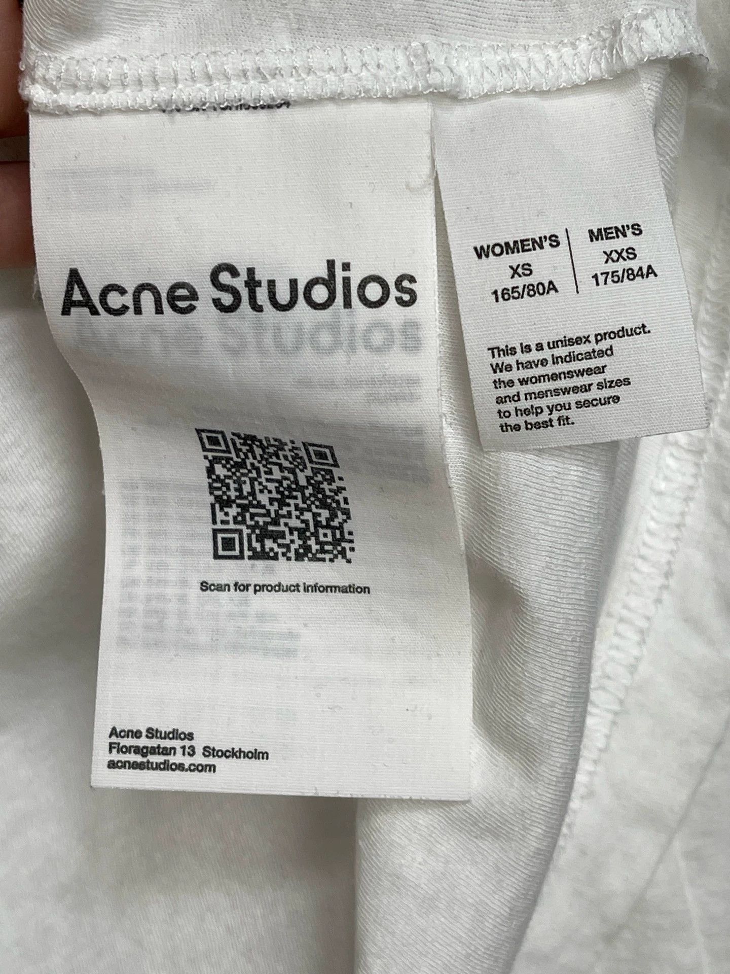 Acne Studios Acne Studios Washed 1996 Pocket Print Logo LS Size US XS / EU 42 / 0 - 7 Thumbnail