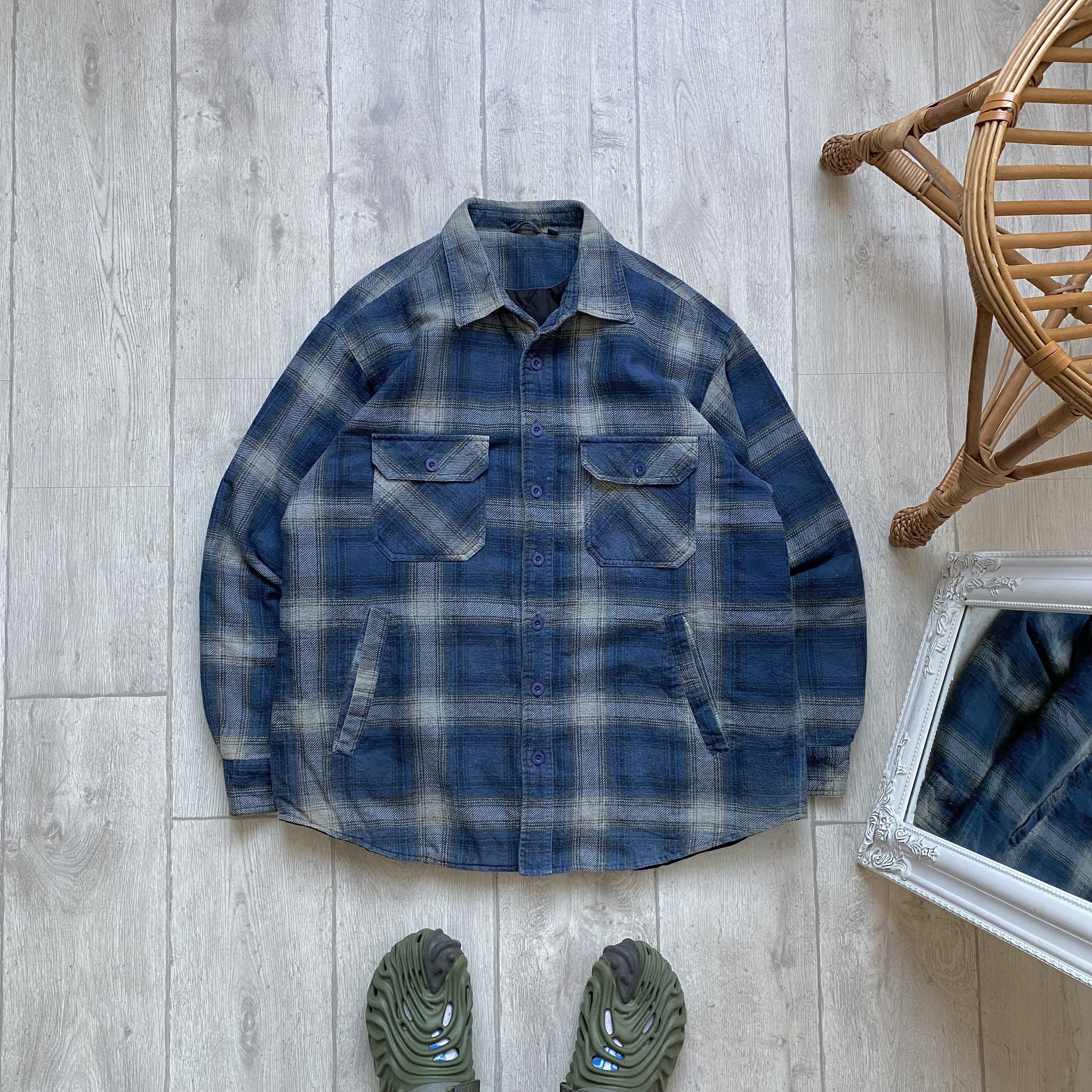 Carhartt Vintage Carhartt style Flannel Quilted Work jacket Overshirt Size US L / EU 52-54 / 3 - 1 Thumbnail