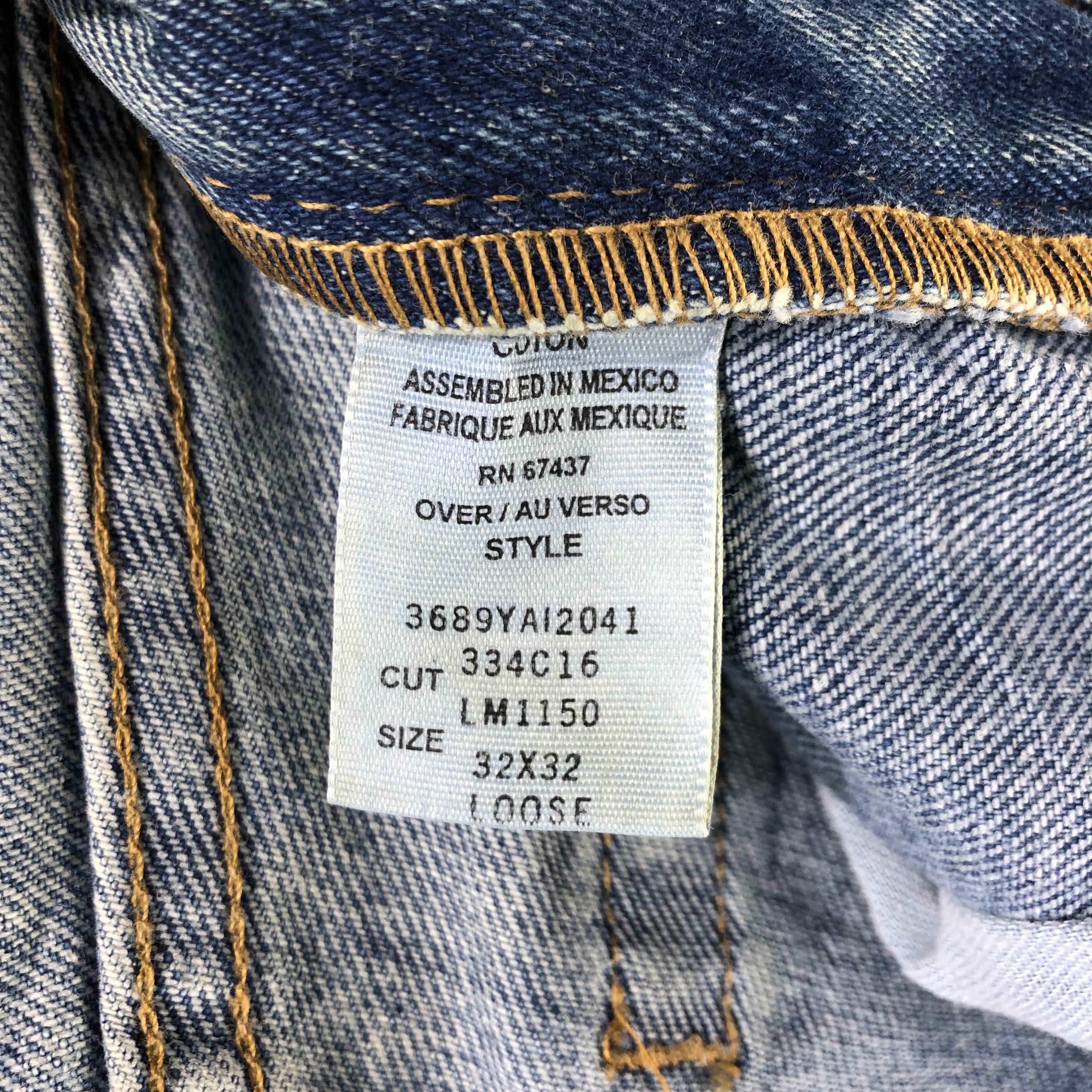 Polo Ralph Lauren Vintage Polo Ralph Lauren Blue Baggy Jeans KJ2176 Size US 32 / EU 48 - 10 Thumbnail
