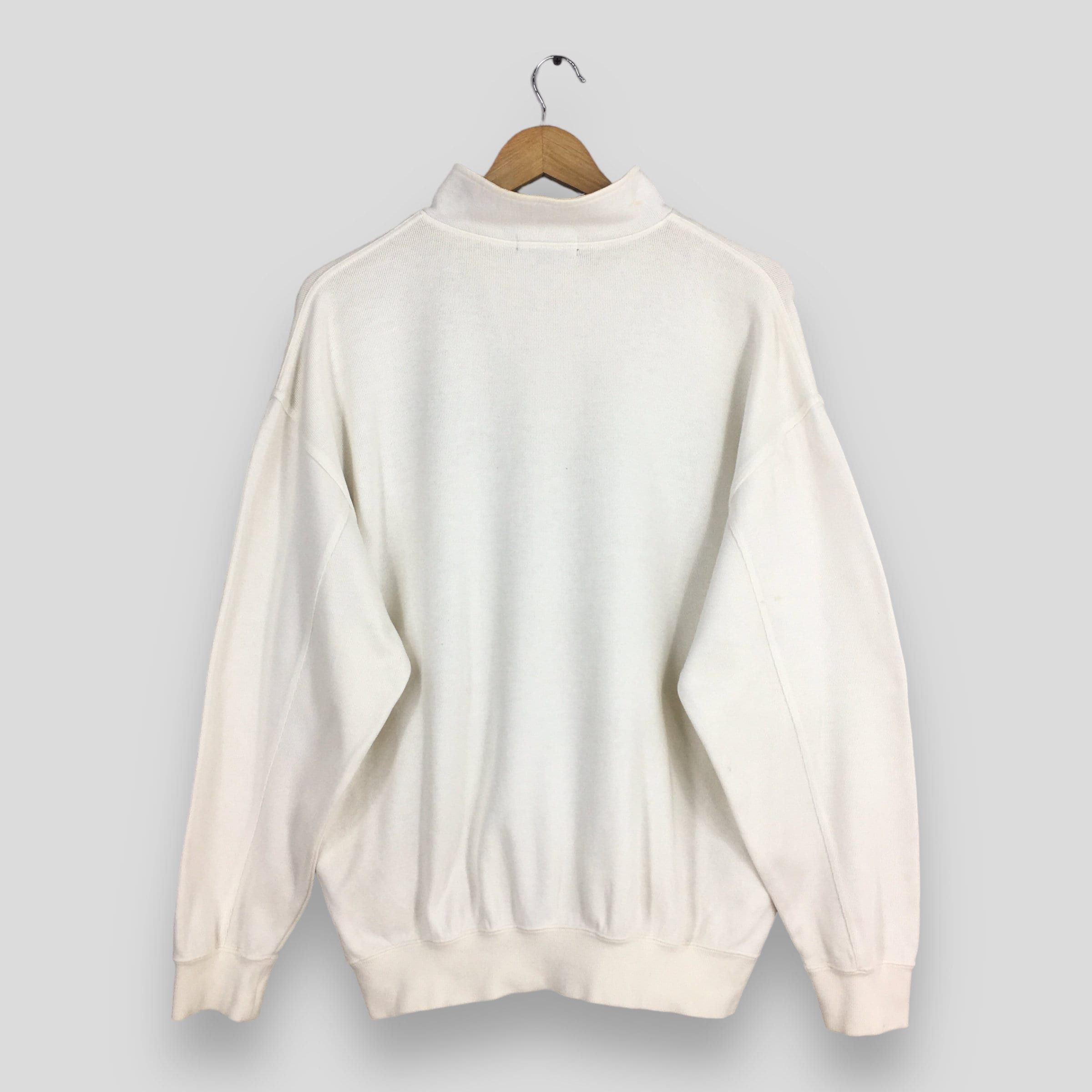 Designer × Kenzo Vintage Kenzo Golf White Half Zip Sweater Large Size US L / EU 52-54 / 3 - 7 Thumbnail