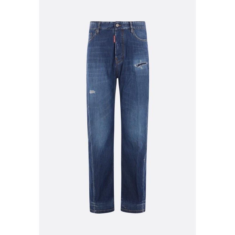 Dsquared2 DSQUARED2 Loose Twist Blue Stretch Denim Jeans New & Authent Size US 36 / EU 52 - 1 Thumbnail