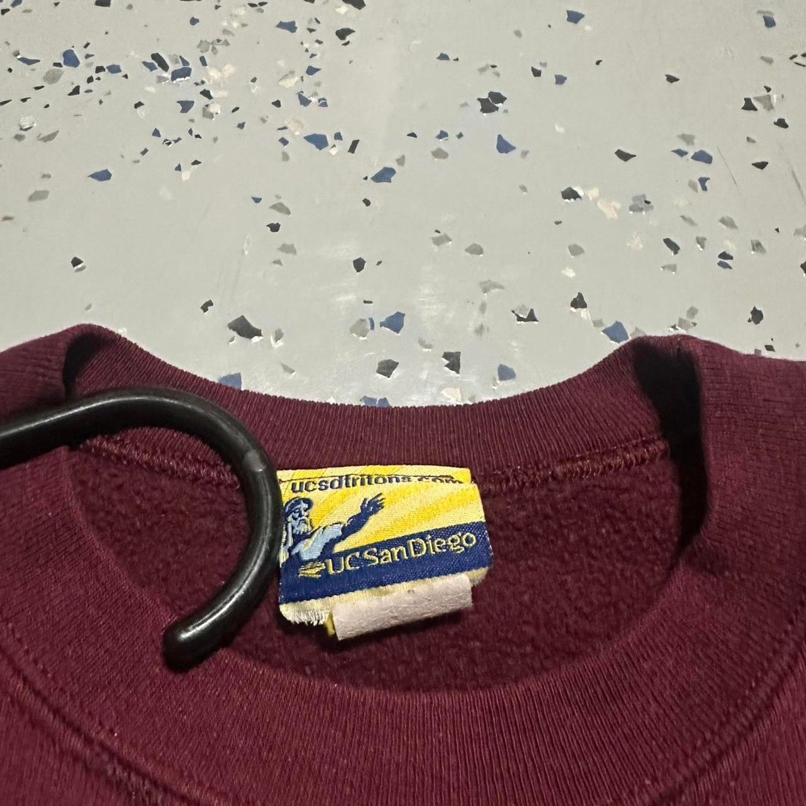 Champion 90s University of California San Diego Burgundy Sweater Size US S / EU 44-46 / 1 - 4 Thumbnail