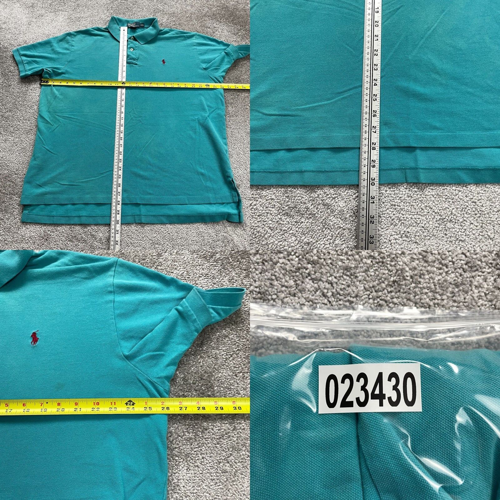 Ralph Lauren RALPH LAUREN Polo Shirt Mens 2XL Teal Green Short Sleeve Active Golf Size US XXL / EU 58 / 5 - 8 Thumbnail