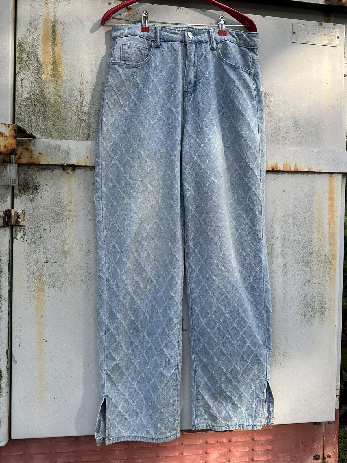Japanese Brand 👹Dazy Stained Design Baggy Jeans Size US 30 / EU 46 - 4 Thumbnail