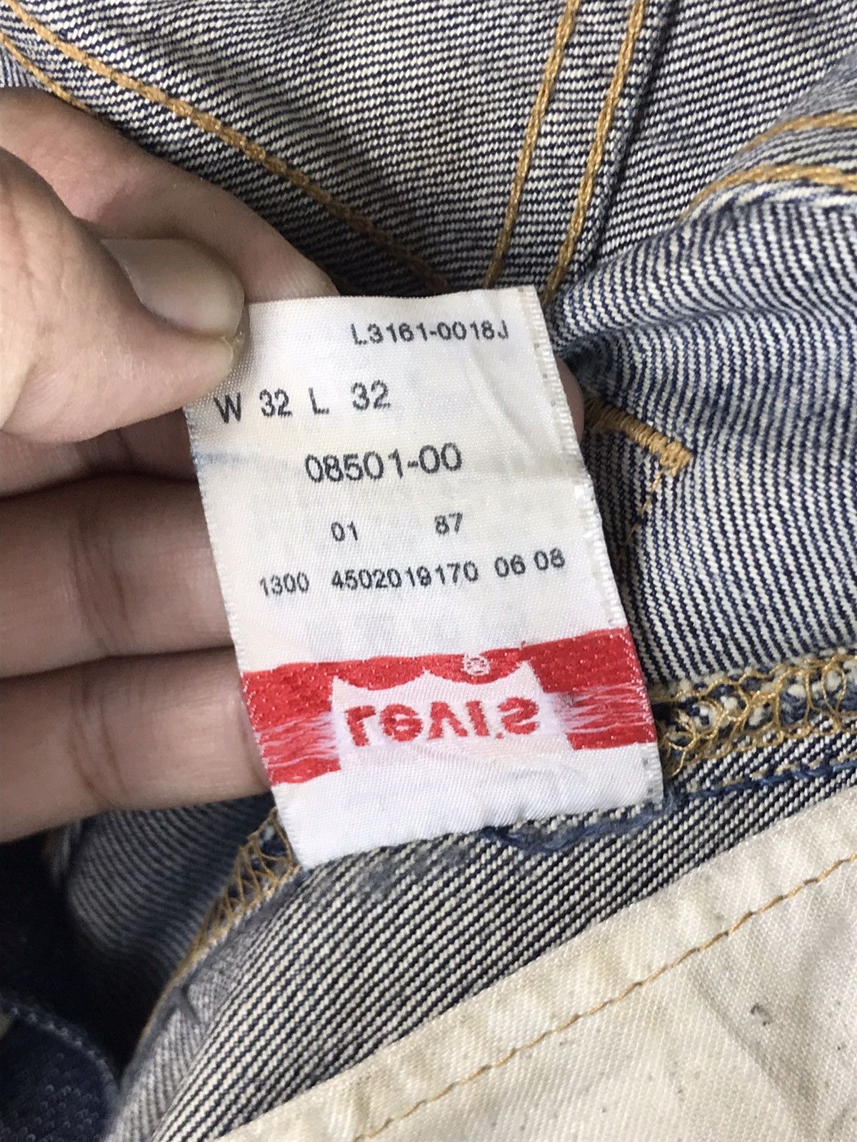 Levi's ⚡️Vintage Y2K Levi’s 501 Distressed Style Denim Size US 32 / EU 48 - 9 Thumbnail