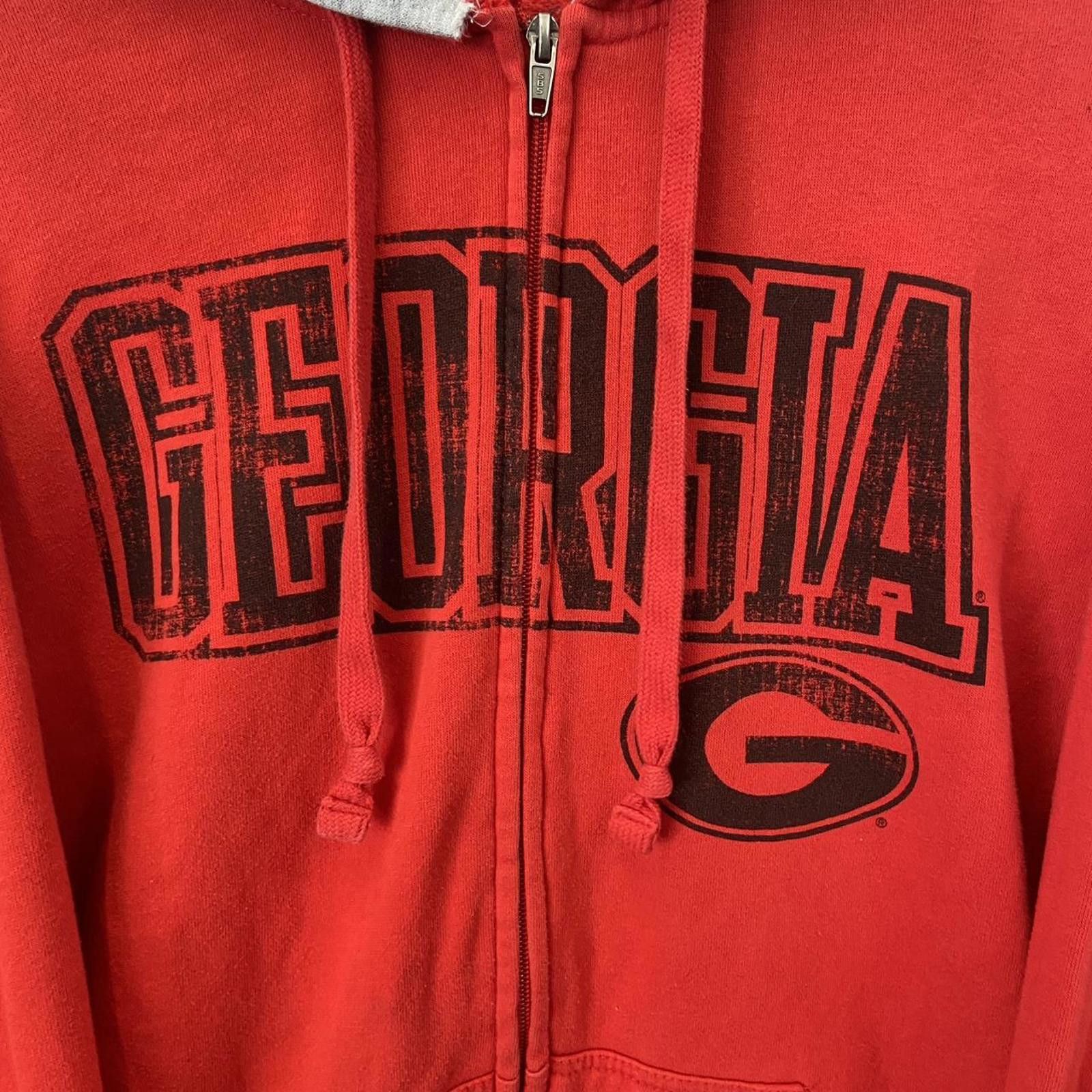 Russell Athletic Russell Georgia bulldogs college zip up hoodie sweatshirt L Size US L / EU 52-54 / 3 - 2 Thumbnail