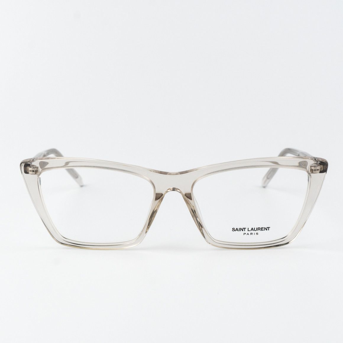 Saint Laurent Paris Saint Laurent Women Eyeglasses Beige SL737 MICA THIN OPT 004 Size ONE SIZE - 2 Thumbnail