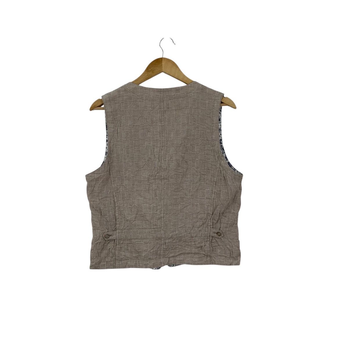 Playboy Vintage PLAYBOY VIP COLLECTION Paisley Vest Top Sleeveless Size M / US 6-8 / IT 42-44 - 6 Thumbnail