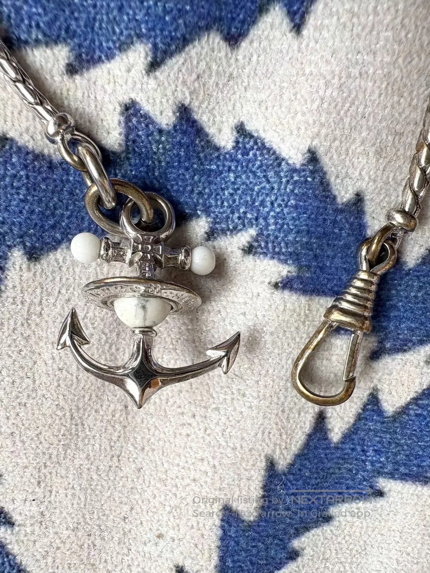 Vivienne Westwood rare vivienne westwood marble orb anchor bracelet. Size ONE SIZE - 3 Thumbnail