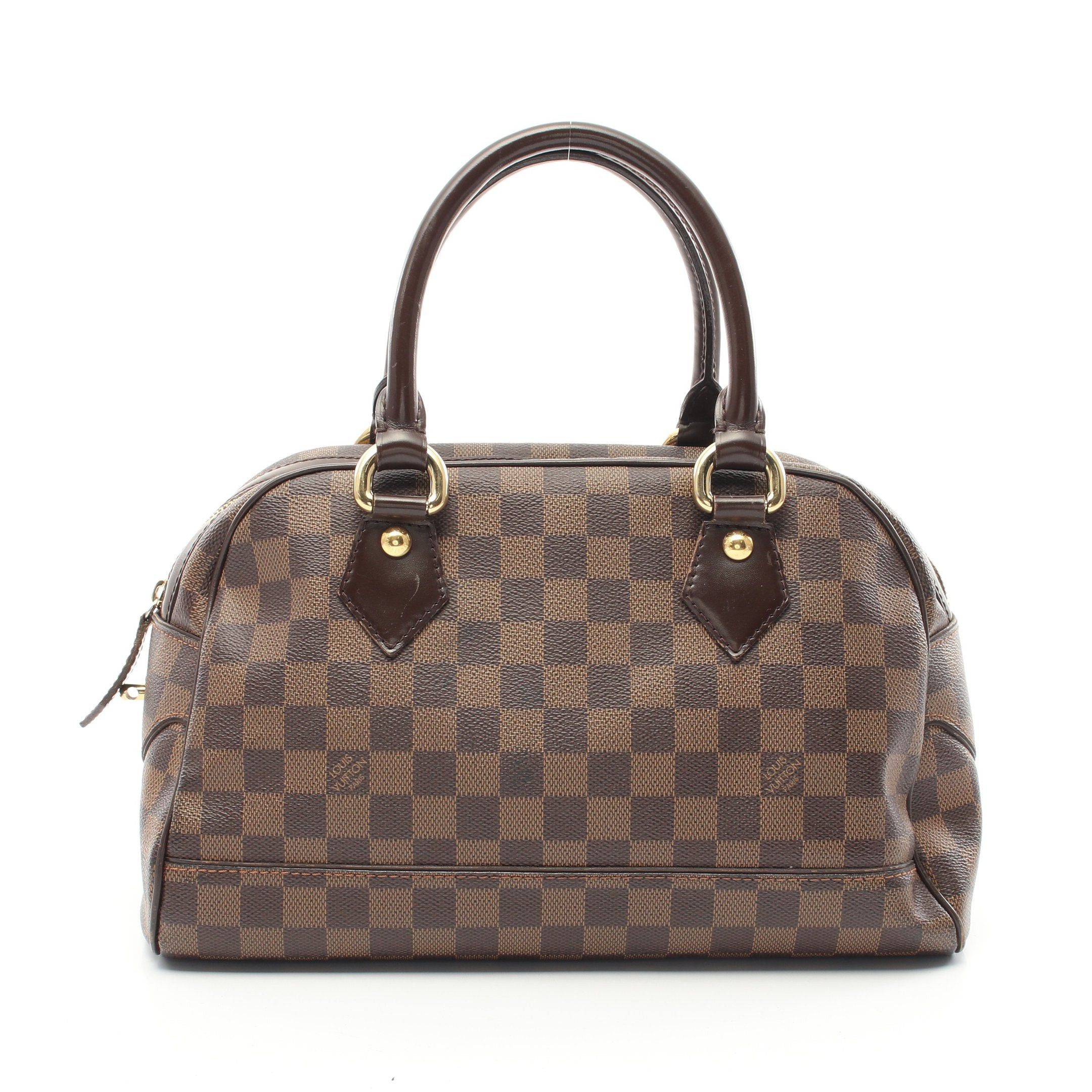 Louis Vuitton Louis Vuitton Duomo Damier Ebene Handbag Leather Brown Size ONE SIZE - 1 Thumbnail
