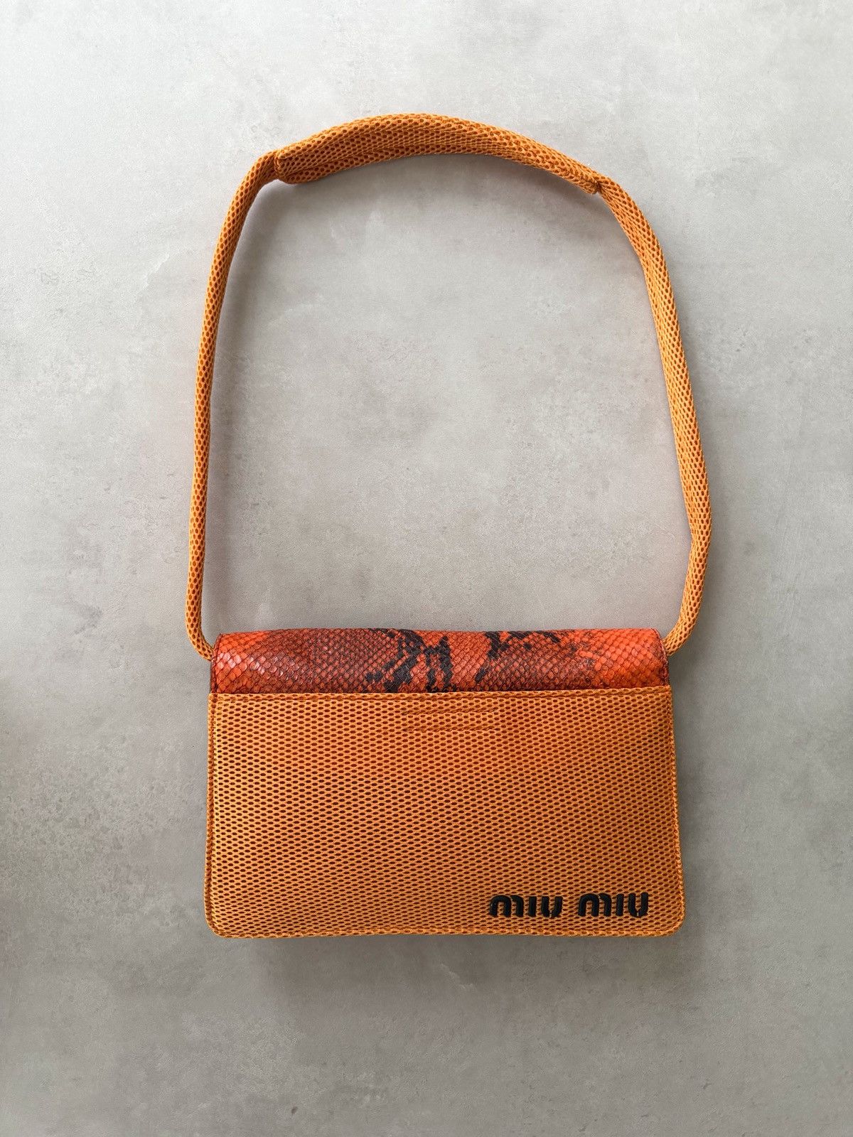 Miu Miu miu miu f/w 1999 python mesh handbag Size ONE SIZE - 2 Thumbnail