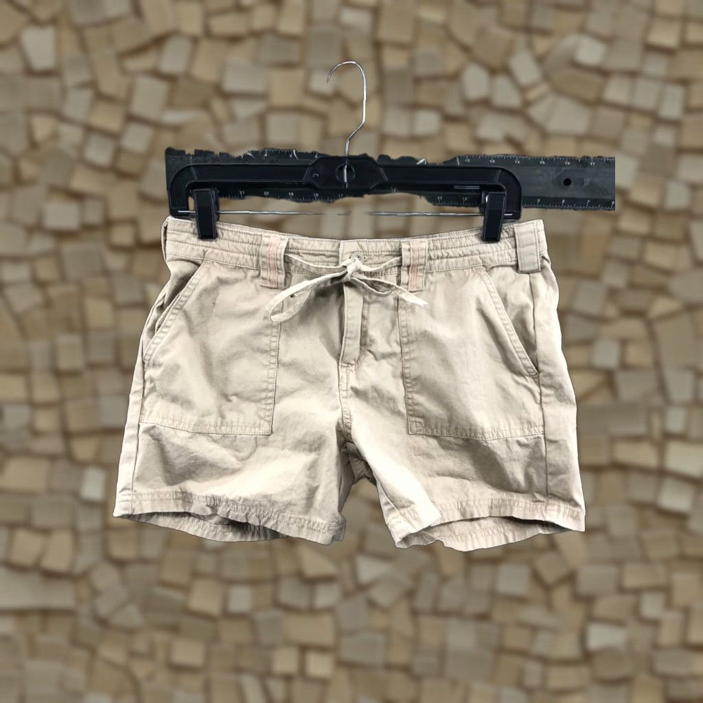Vintage Alpine Design Shorts Womens Size 4 Mid Rise Medium Wash Beige Size 27" / US 4 / IT 40 - 1 Thumbnail