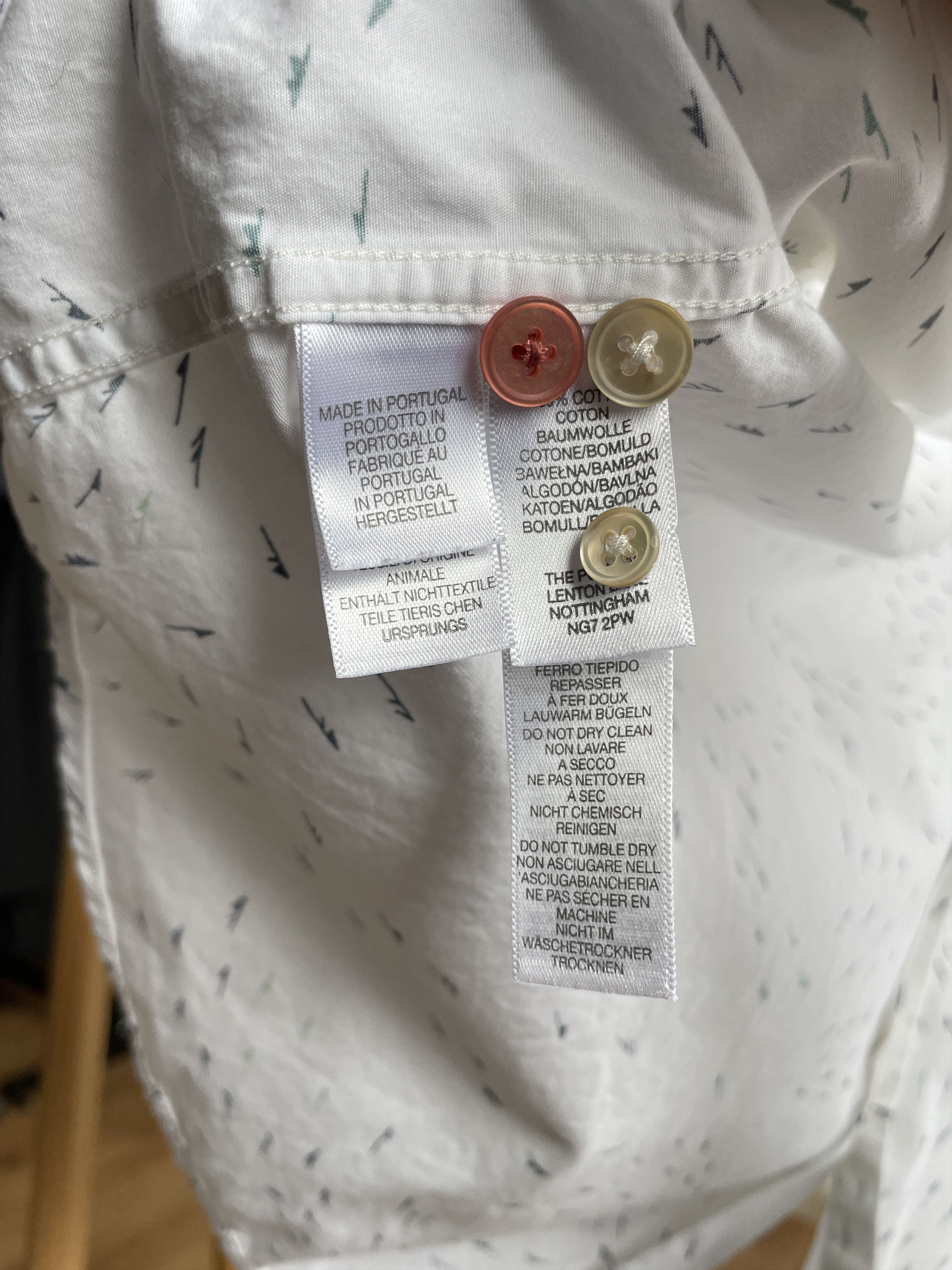 Paul Smith Paul Smith Arrow Print Shirt Size L Size US L / EU 52-54 / 3 - 7 Thumbnail