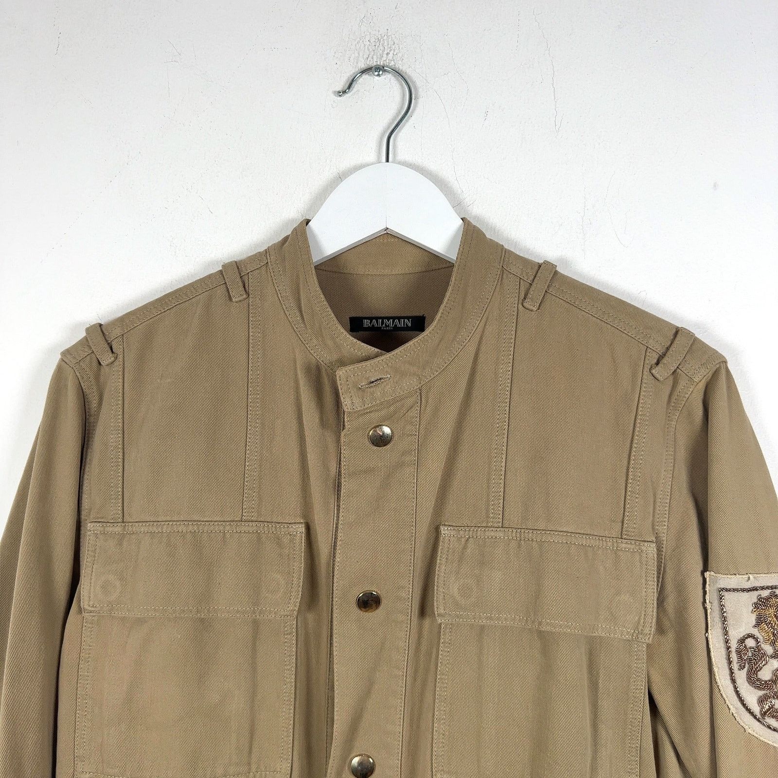 Balmain Balmain 'Sahara' Embroidered Patch Jacket Size US XXS / EU 40 - 2 Thumbnail