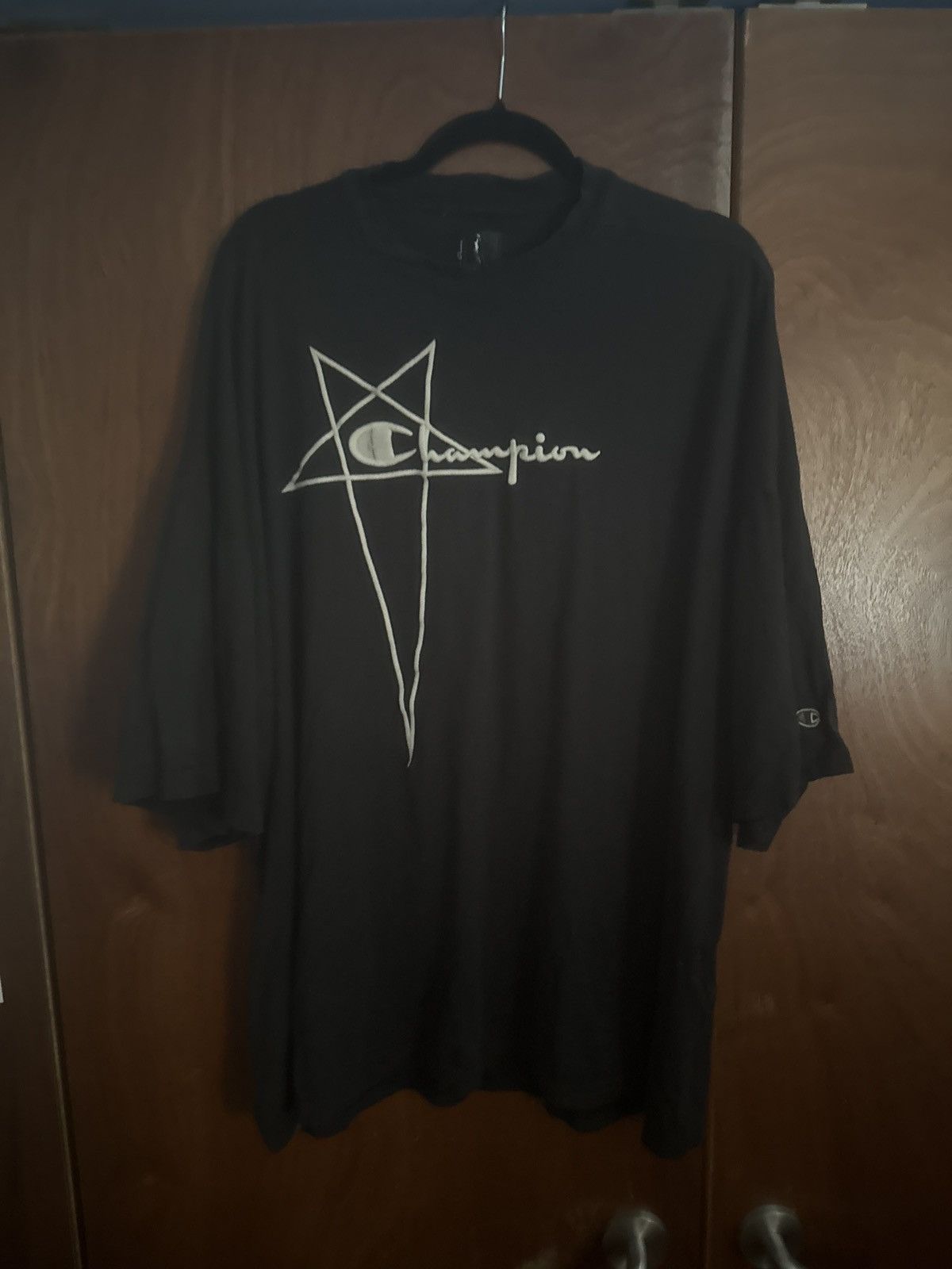 Tシャツ・カットソー RICK OWENS SS25  TEE PENTAGRAM (DU01E3259RNEP3 1108) Rick Owens Drkshdw - Level Pentagram T-shirt | HBX