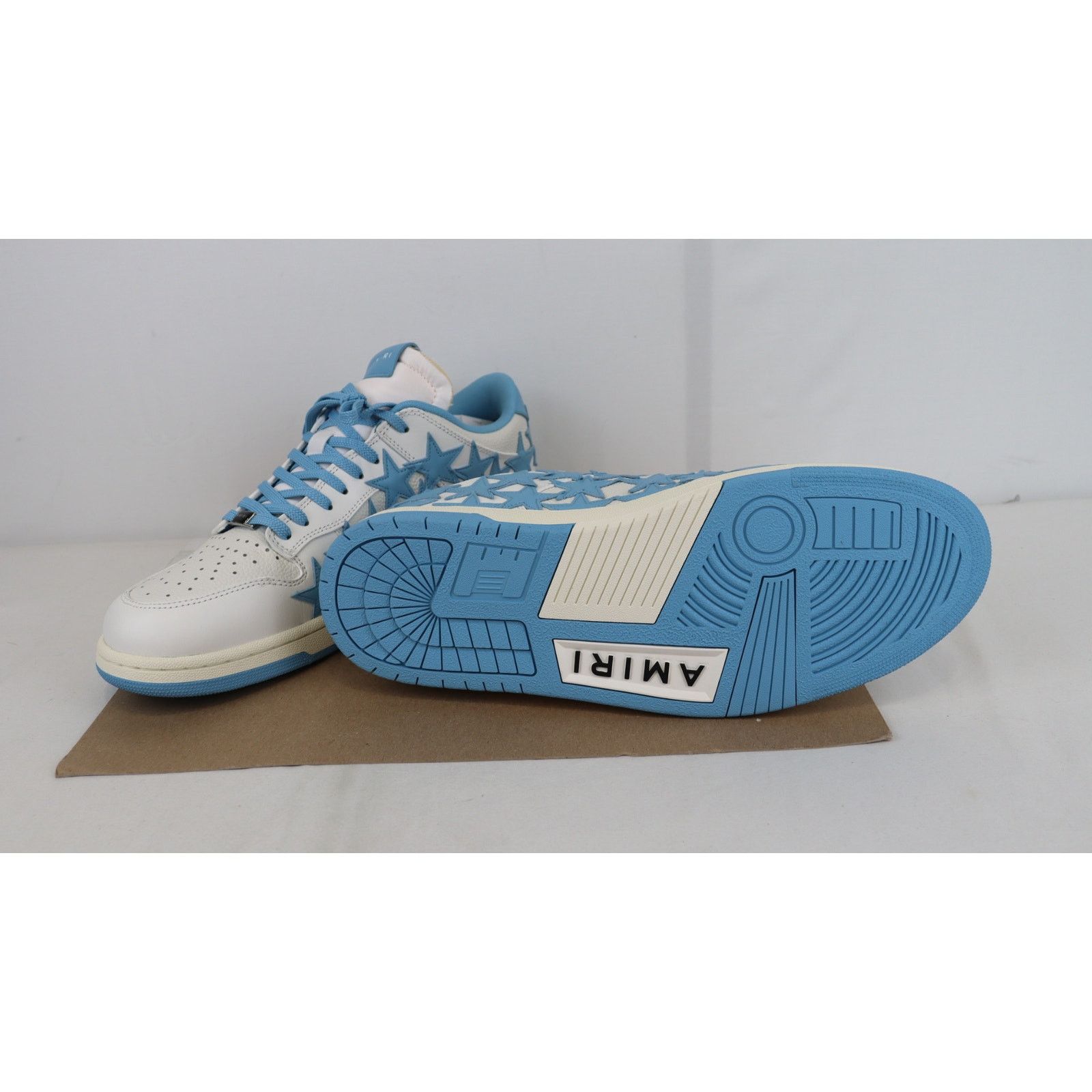 Amiri o1rshd1 Skel Top Low Stars Sneakers in Blue Size US 13 / EU 46 - 8 Thumbnail
