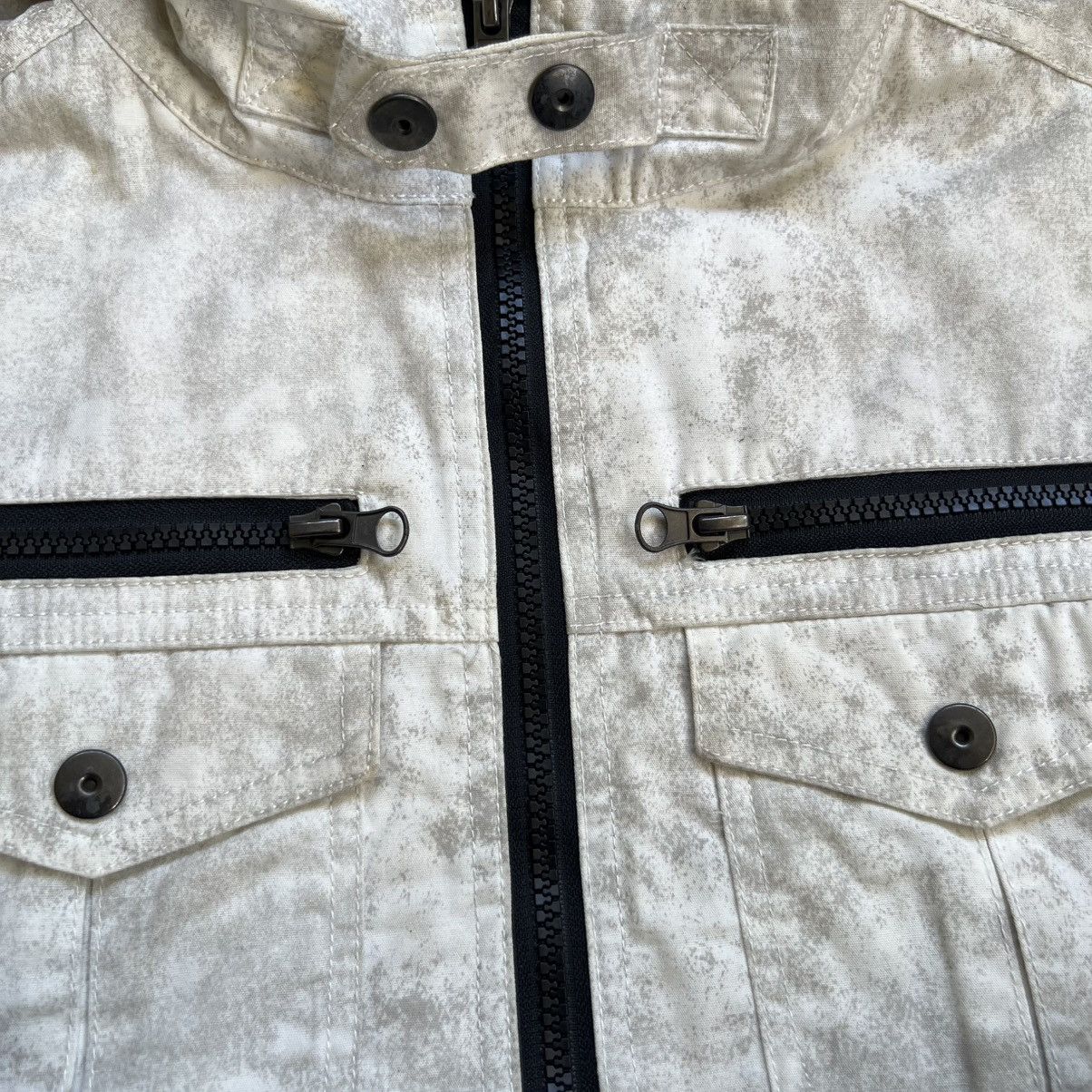 Isamu Katayama Backlash 2000’s Splendid Tornado Style Smoke Pattern Multi Zip Jacket Size US M / EU 48-50 / 2 - 4 Thumbnail